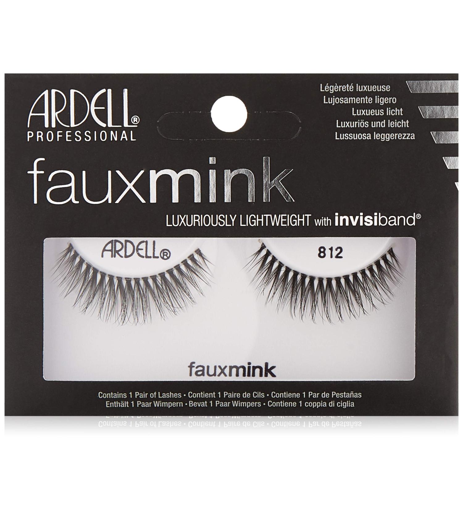 Ardell Faux Mink 812 Black Lashes (6 Pack)