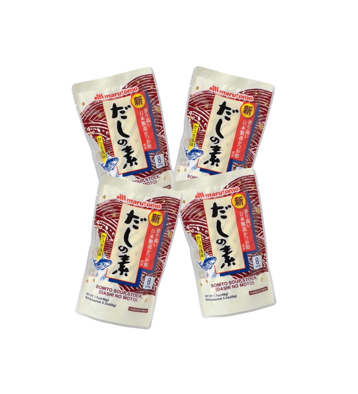 MARUTOMO Dashino Moto Japanese Dashi Powder Pack of 4 Authentic OG ASIA Taste 192g - Buy Online on GoSupps.com