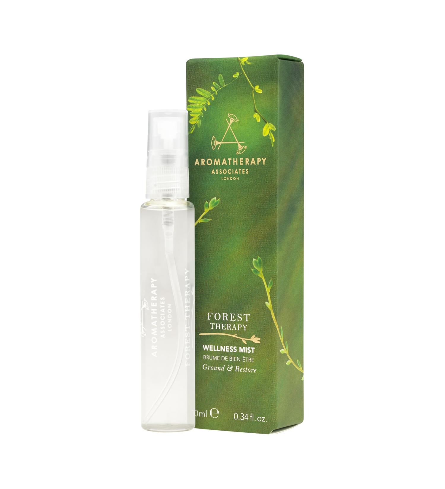 Aromatherapy Associates Forest Therapy Wellness Mist. Body and Linen Spray to Ground and Restore. Made with Pink Pepper Mediterranean Cypress and Ho Wood Essential Oils (0.34 fl oz) - Buy Online on GoSupps.com