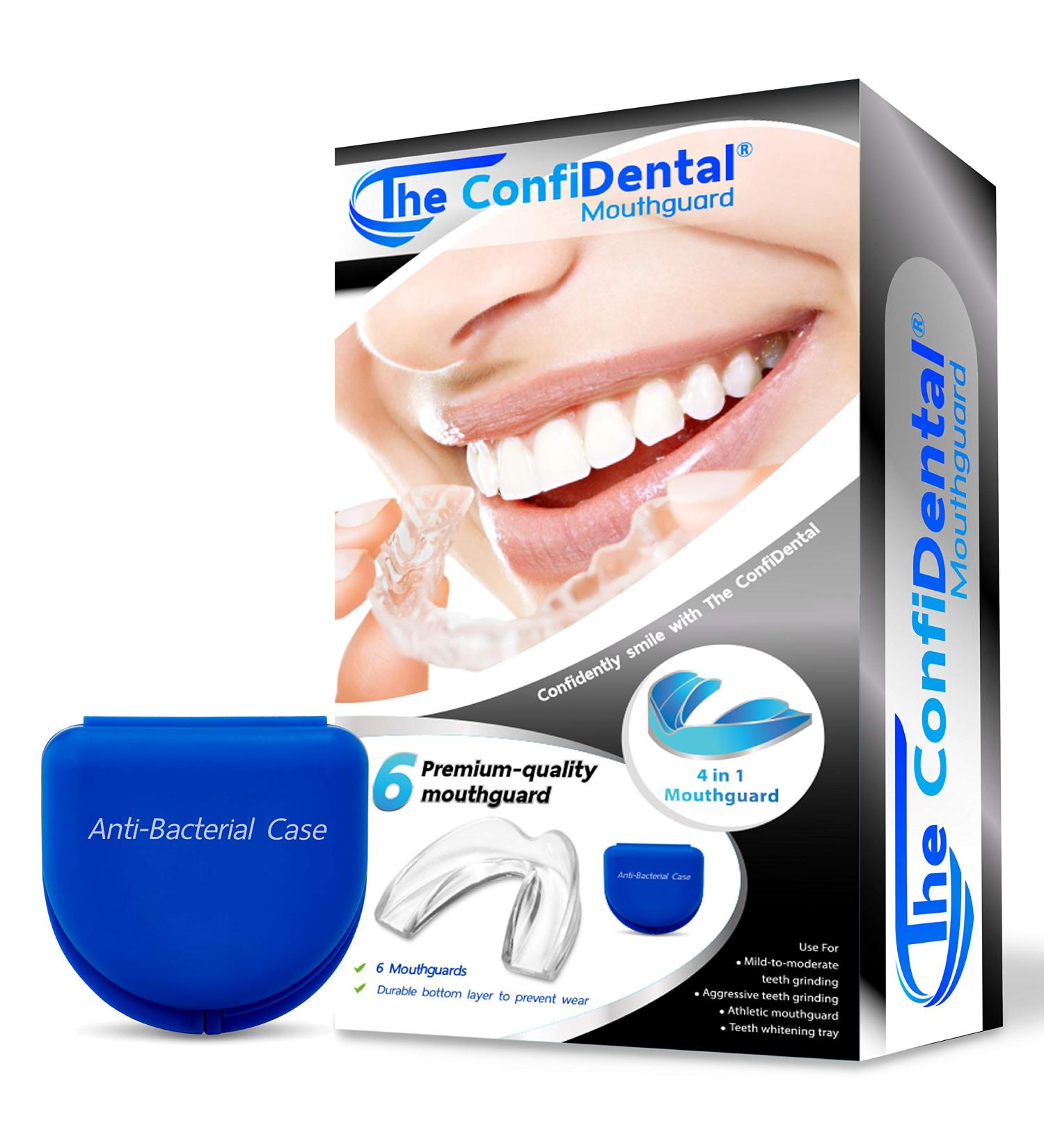 The ConfiDental - Pack of 6 Moldable Mouth Guard for Teeth Grinding Clenching Bruxism  Sport Athletic  Whitening Tray - Buy Online on GoSupps.com