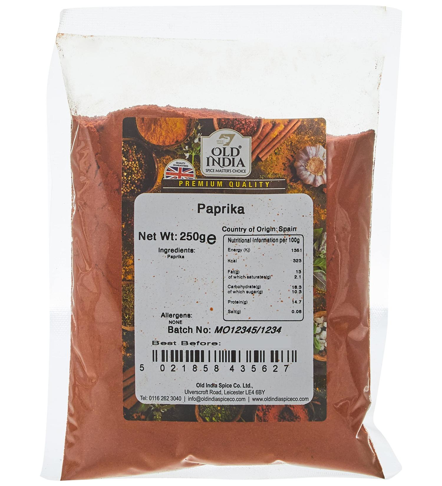 Old India Paprika 250g - Premium Quality Spice for Flavorful Dishes - Buy Online on GoSupps.com