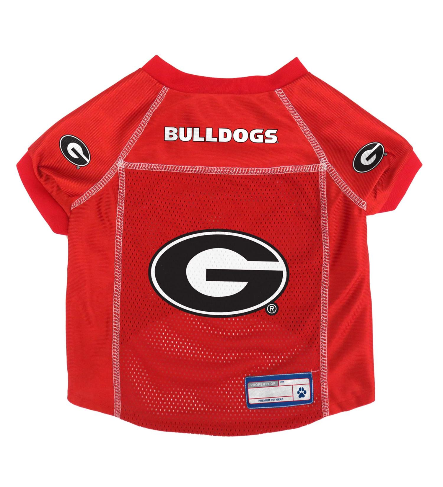 Little Earth NCAA Georgia Bulldogs Pet Jersey X-Large | Officially Licensed Dog Apparel for Bulldogs Fans - Buy Online on GoSupps.com