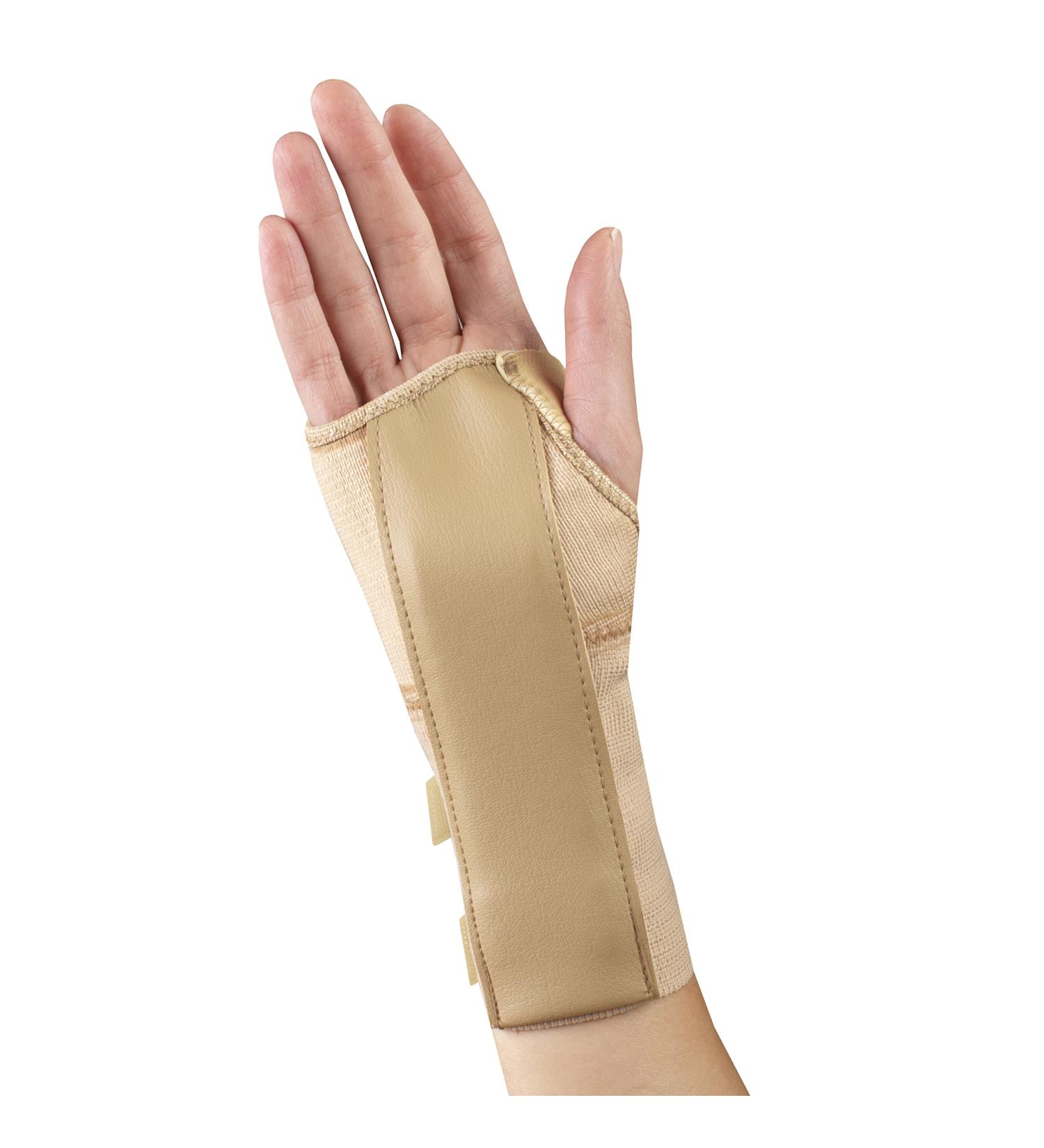 Champion Wrist Splint for Right Hand - Elastic Knit Wrap Style Small Beige - International Shipping Available - Buy Online on GoSupps.com