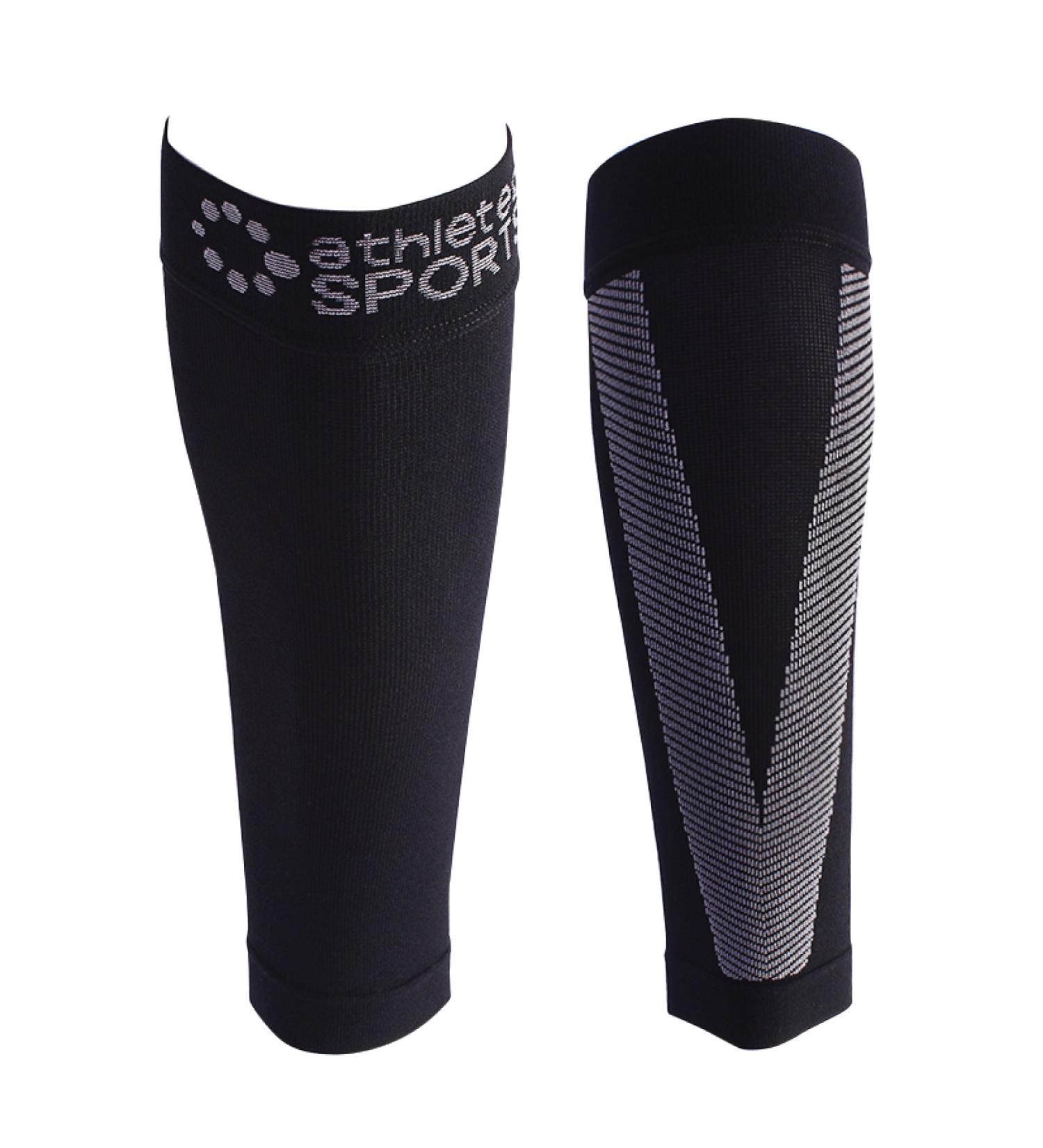 Shop Leteq Sport Compression Calf Sleeve 20-30 mmHg - Relief for Shin Splints | Large-X-Large | Black - International Shipping Available - Buy Online on GoSupps.com