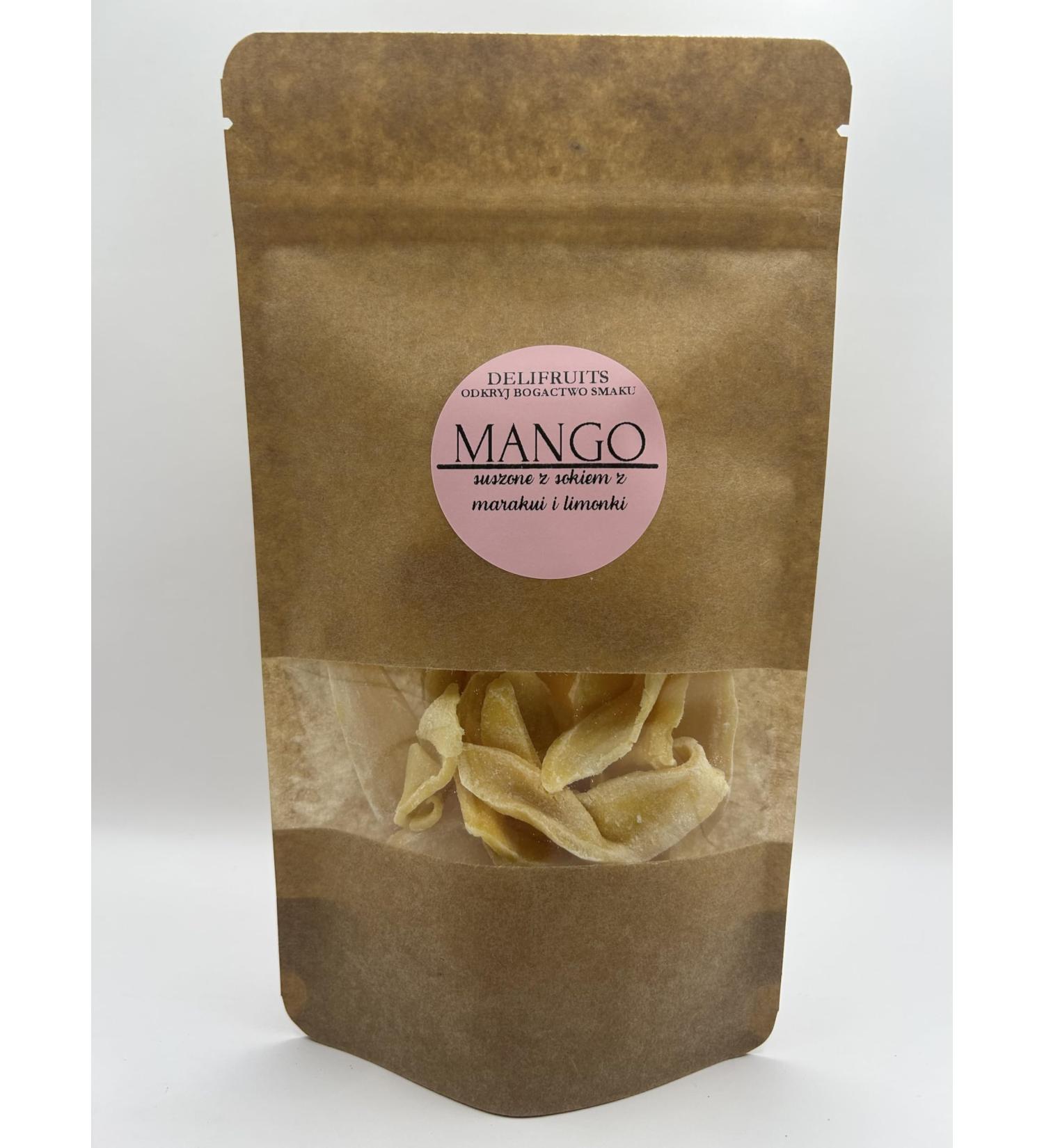 DELIFRUITS.PL Dried Mango with Maraku Juice and Limes 1000g Delifruits Delicious Juices