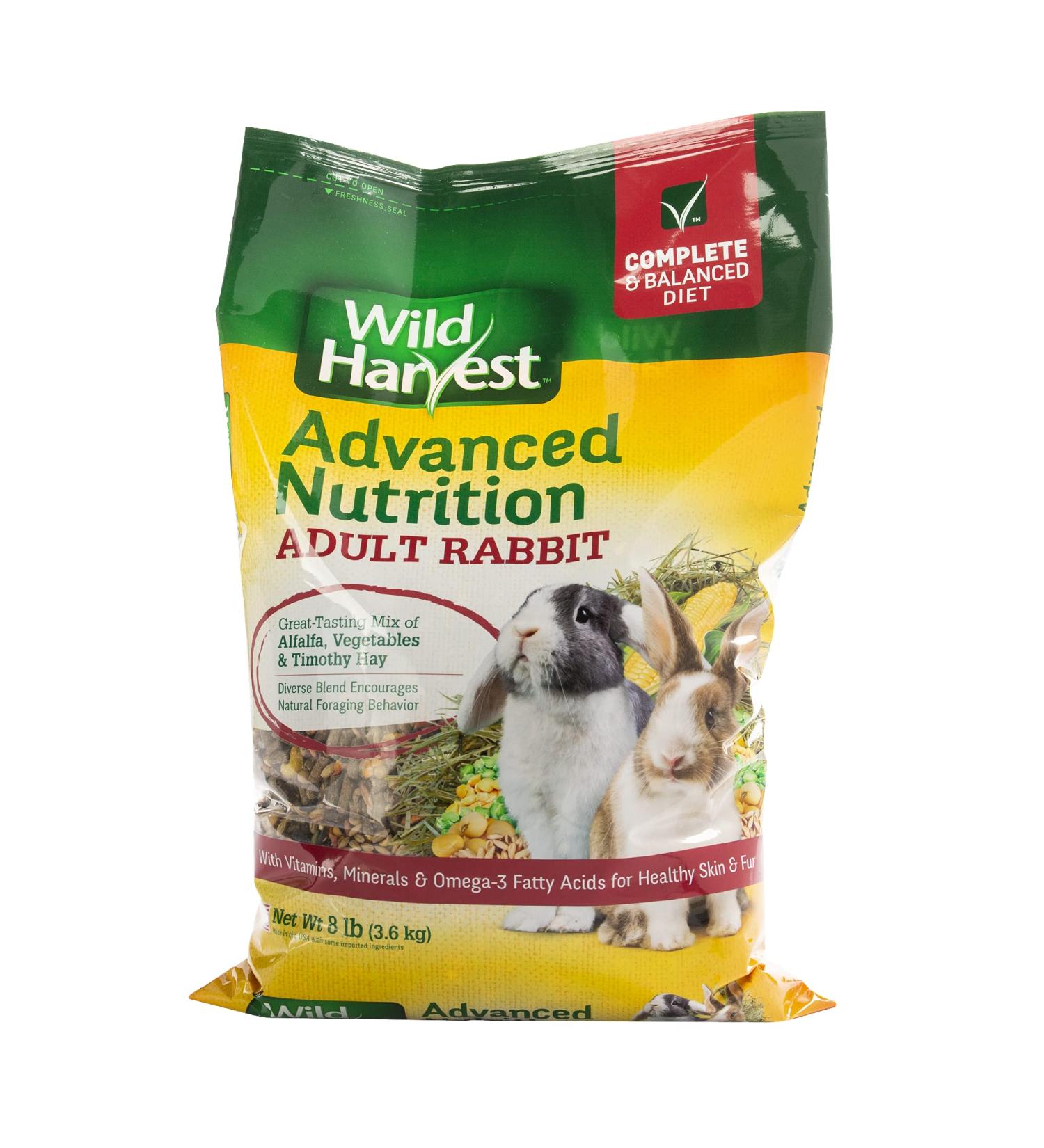 Wild Harvest Rabbit Food Blend 8 lb - Nutritious Blend for Rabbits - Buy Online on GoSupps.com