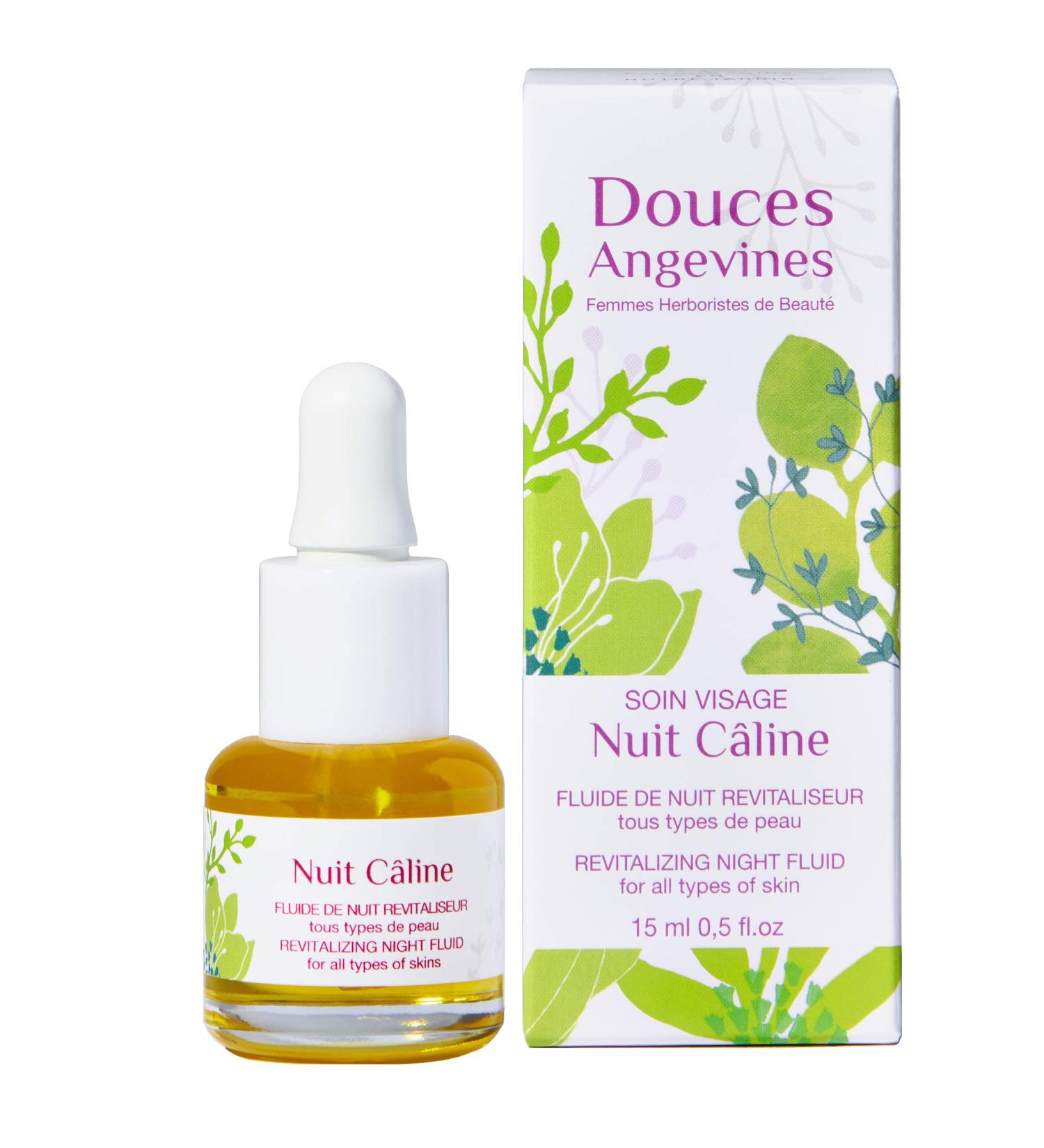 Les Douces Angevines Nuit C line Revitalizing night care fluid balm 15ml - Buy Online on GoSupps.com