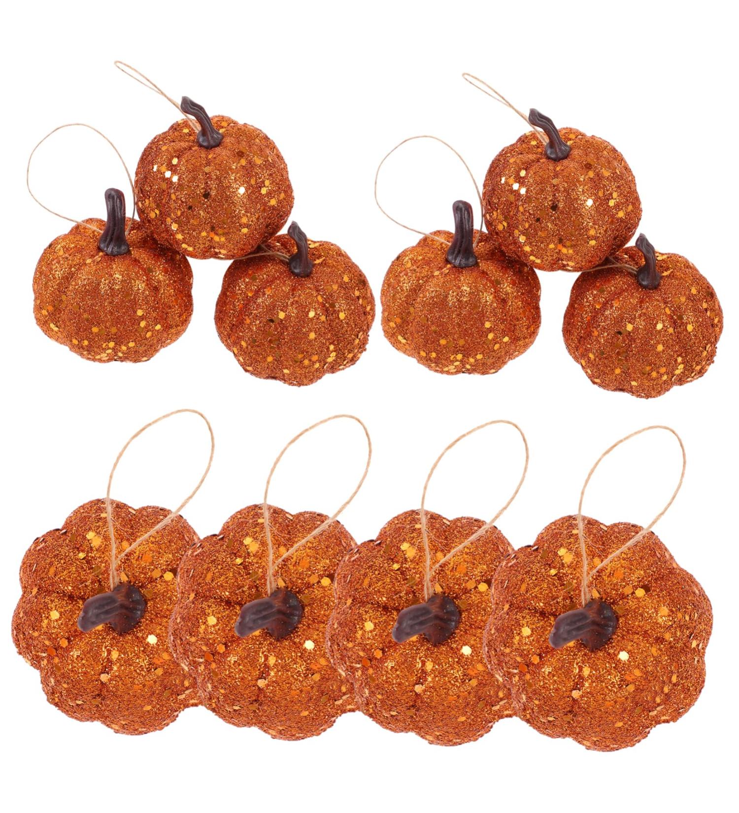 30 Pcs Foam Pumpkin Thanksgiving Party Supplies Mini Halloween Pumpkins Fall Decorations Pumpkin Figurine Small Glitter Pumpkins Ornament Fake Pumpkin Model Artificial Orangex3pcs 6.3CMx3pcs - Buy Online on GoSupps.com