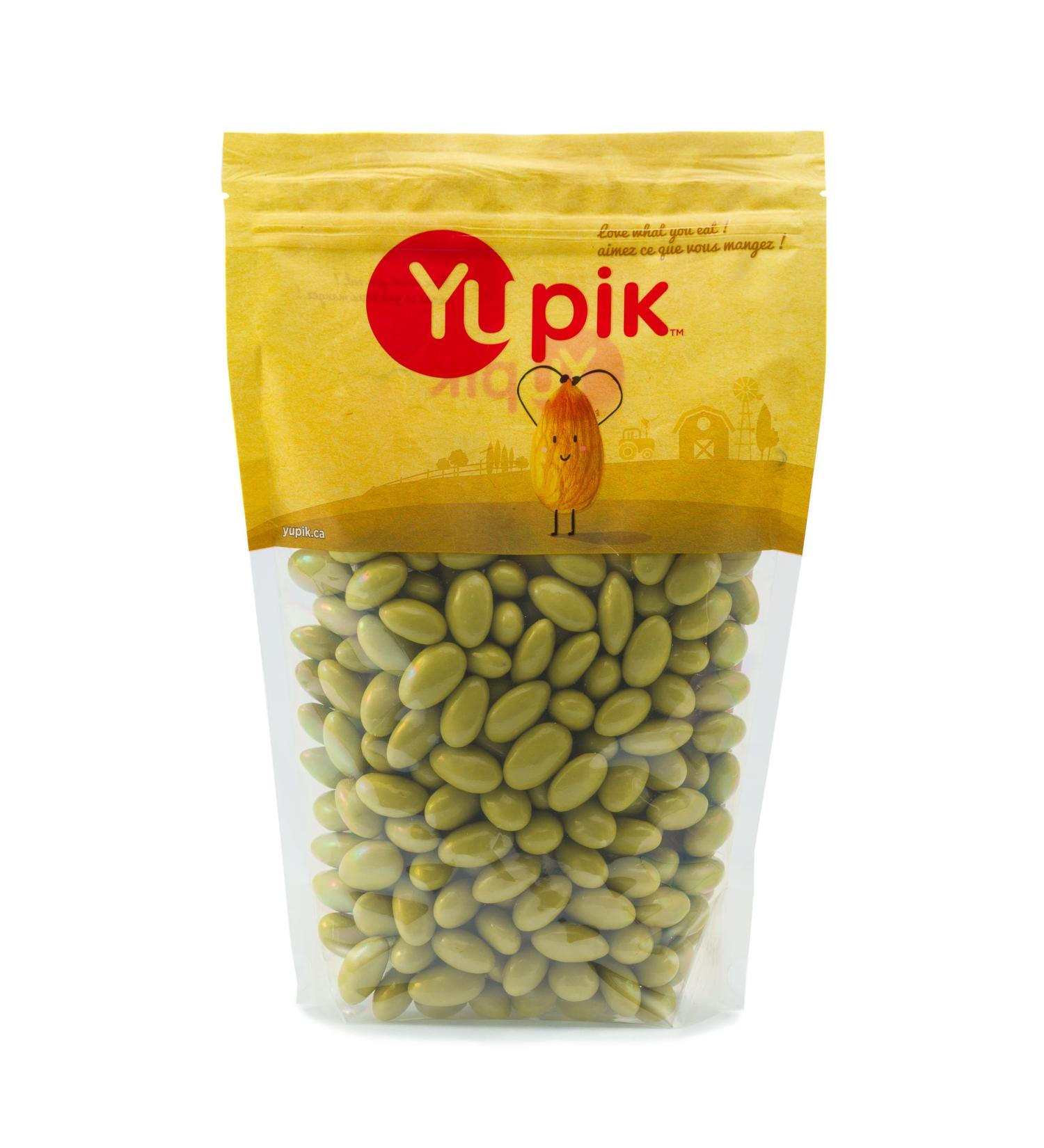 Yupik Matcha Green Tea Almonds 1 kg 6 Count Kosher Natural Flavors Whole Nuts Almonds Dipped in White Chocolate Matcha Flavored Snacks Matcha Latte Inspired Smooth & Crunchy Unique Sweet Snacks 6 kg - Buy Online on GoSupps.com