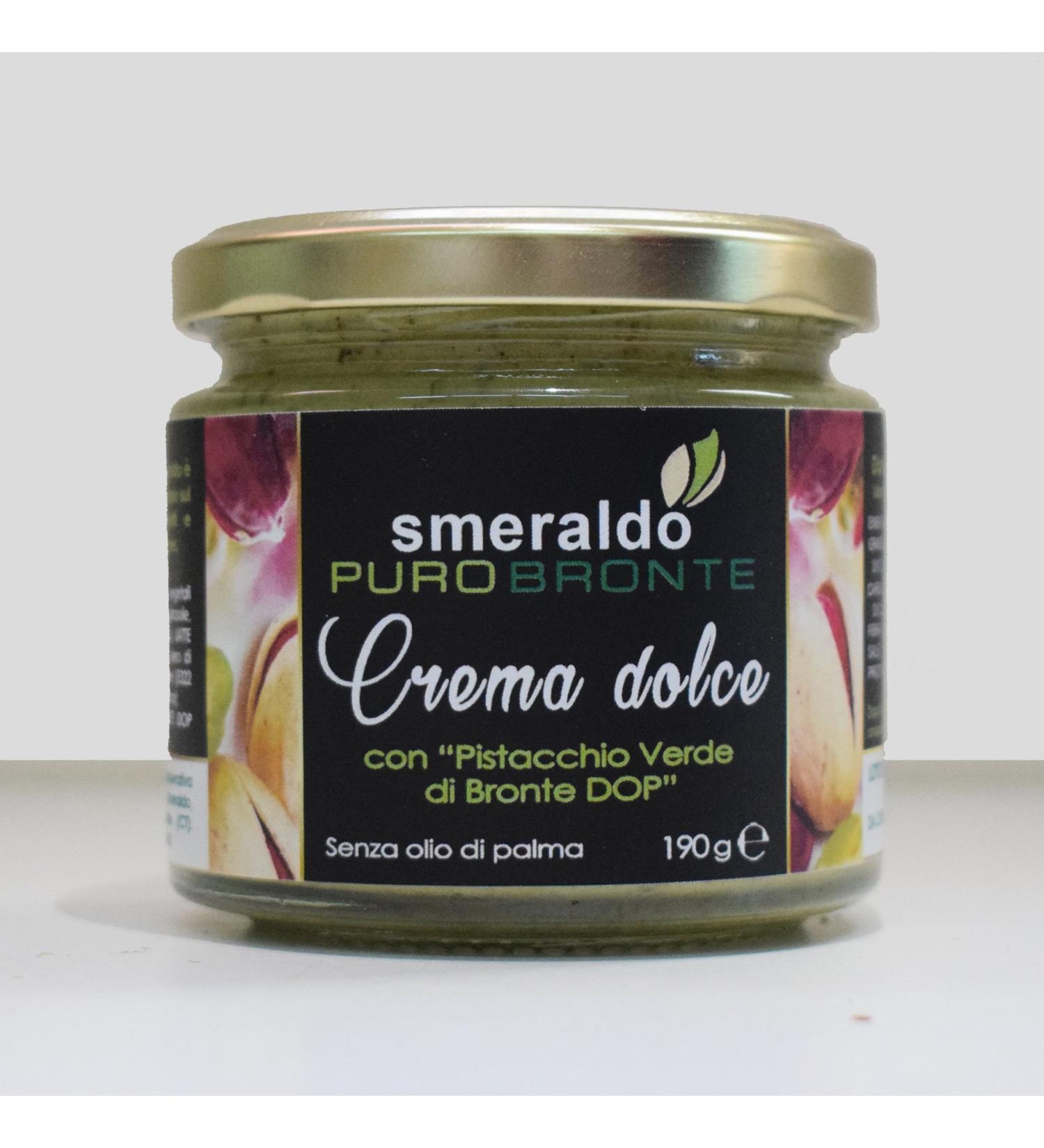 Mizzica Food Sicily Smooth cream with Bronte green pistachio DOP