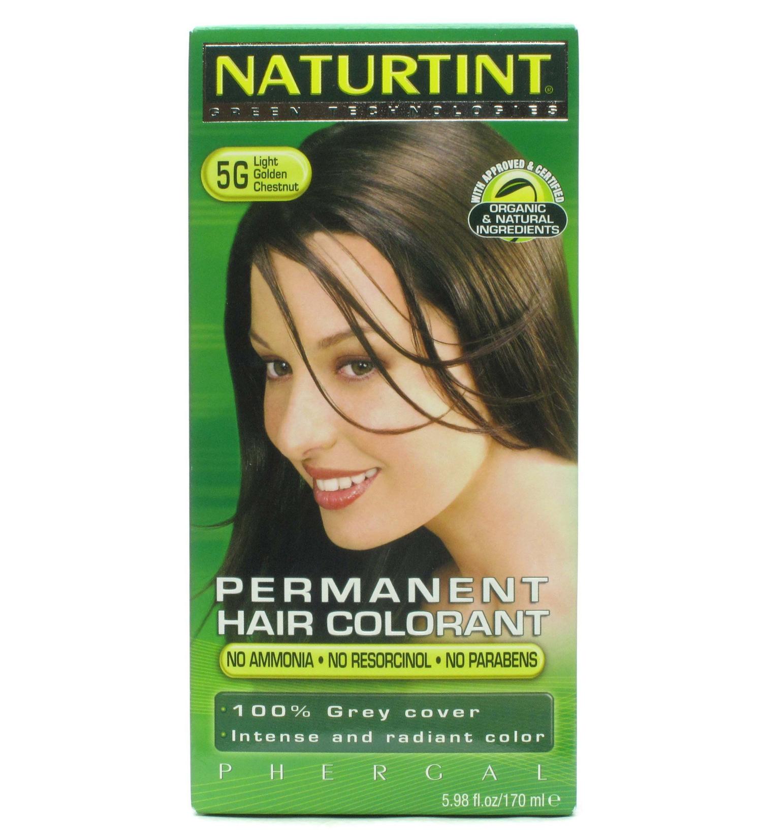 Naturtint Permanent Hair Color Gel 5G Light Golden Chestnut 5.75 fl oz (170 ml)