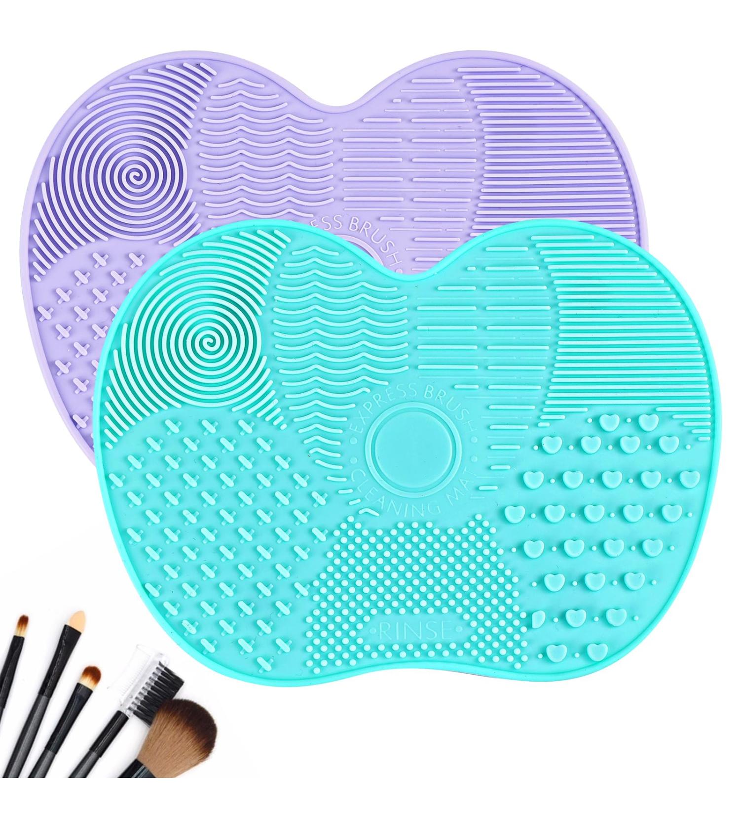 Sibba Makeup Brush Cleaner Mat & Silicone Cleaning Sponge Set | Efficient Brush Cleaning Solution | Essential Makeup Tools for Brushes & Cosmetic Care - Buy Online on GoSupps.com