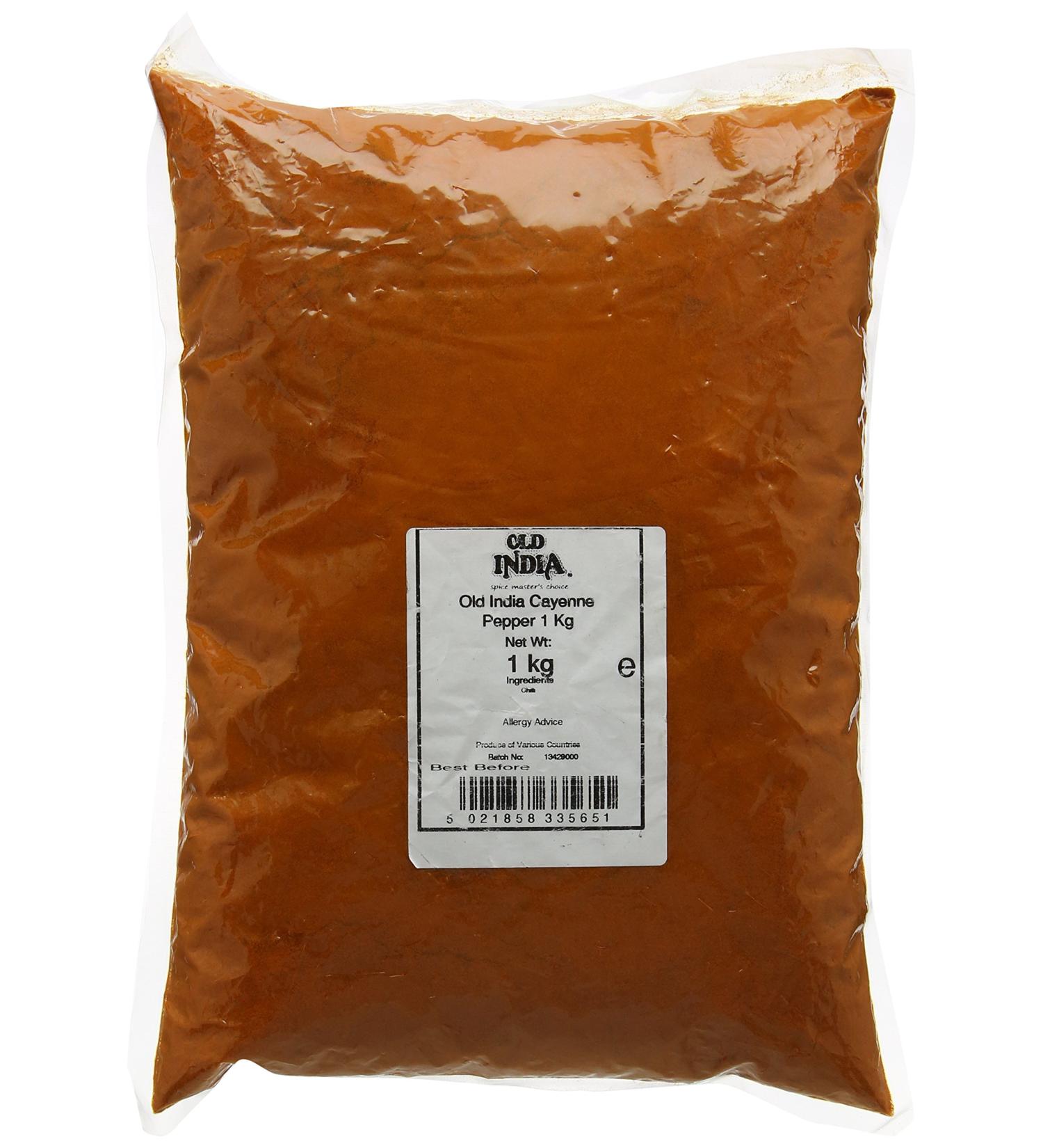 Old India Cayenne Pepper 1 Kg 1 kg (Pack of 1)