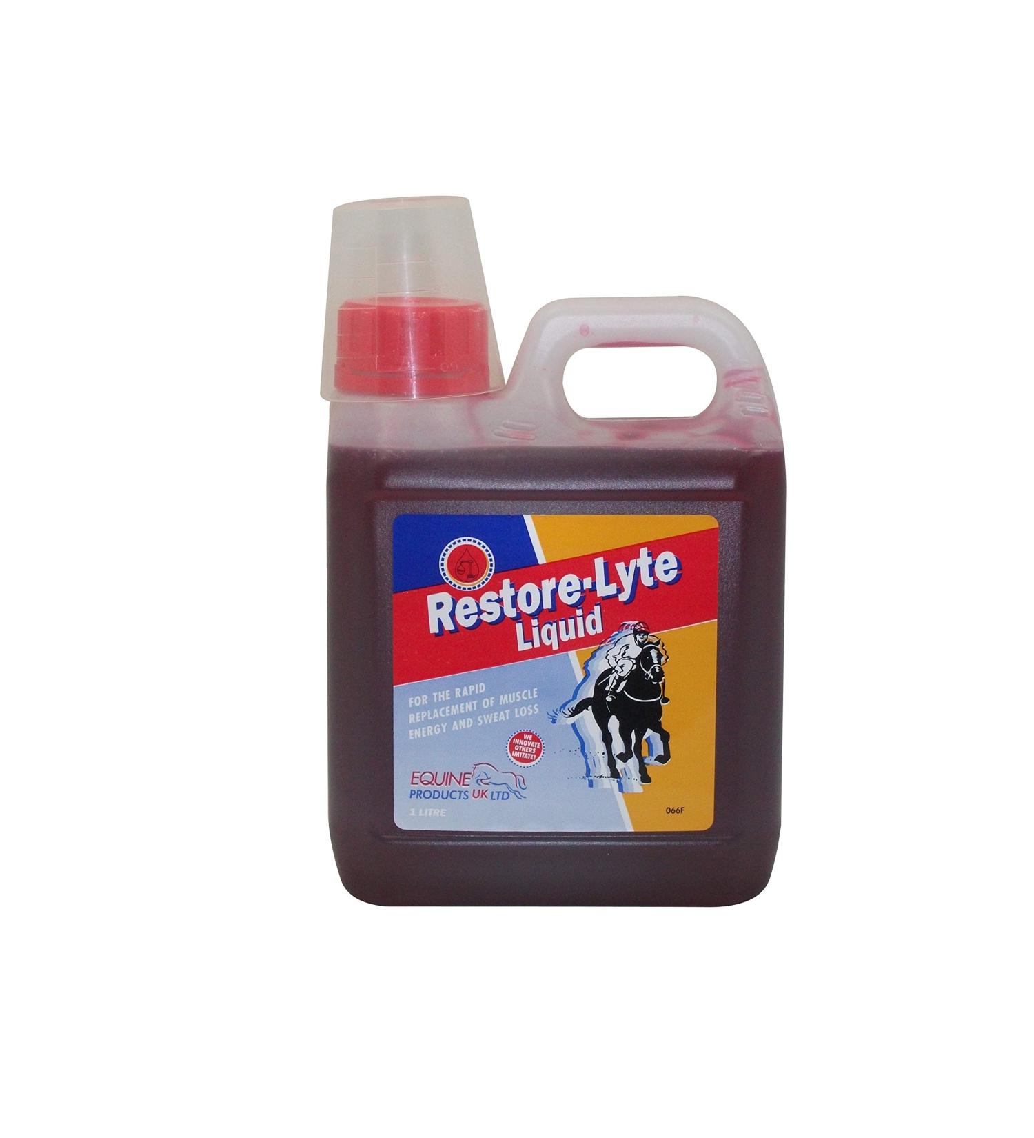 Equine Products Restore-Lyte Liquid Horse Supplement 1 Litre Clear - Buy Online on GoSupps.com