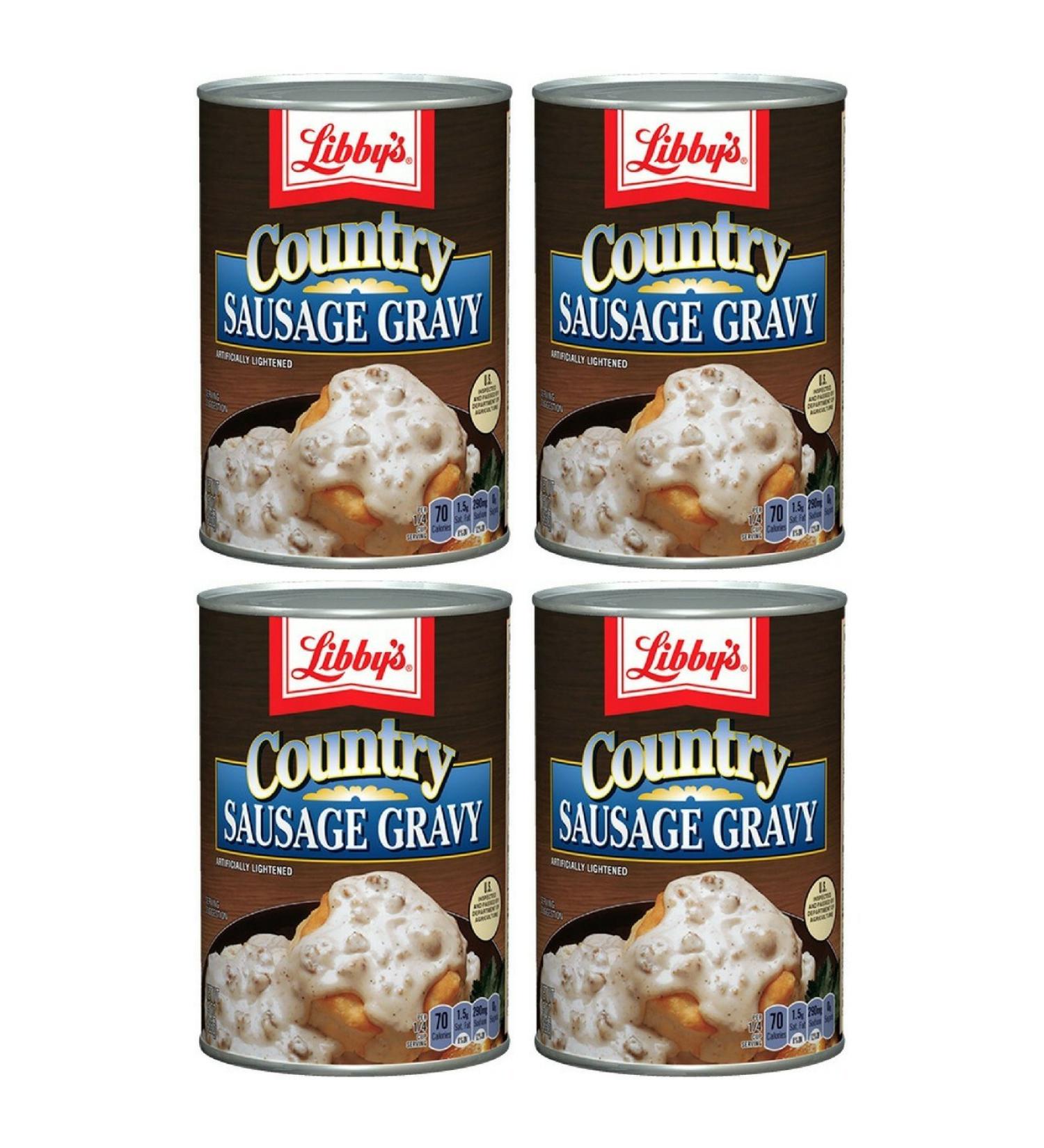 Libby's Country Sausage Gravy 15 oz (Pack of 4) - Buy Online on GoSupps.com