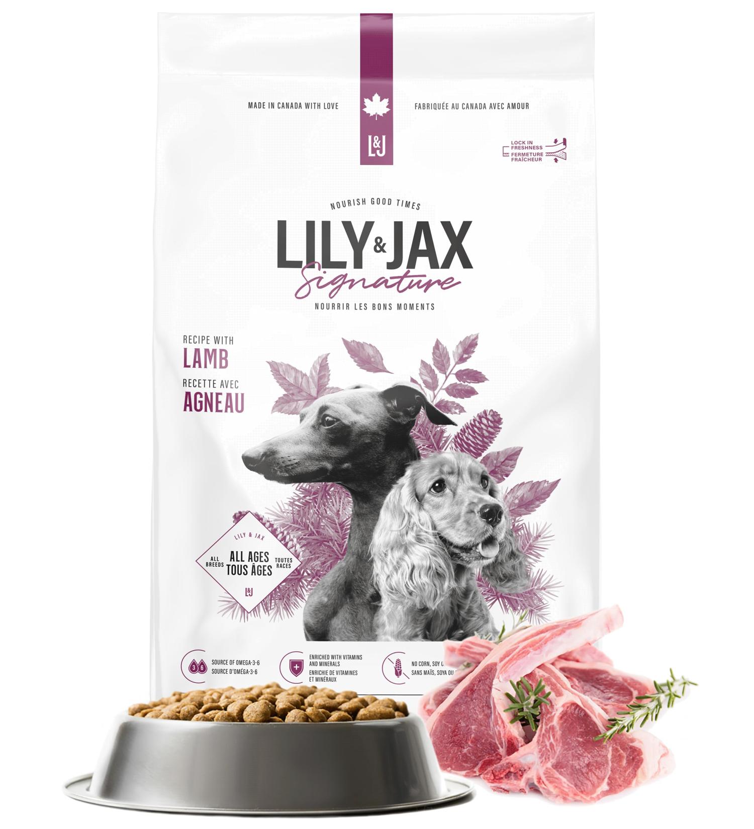 Dry Dog Food - No Corn or Soy - Protein Rich - Puppy Food - Adult Dog Food by Lily & Jax (Lamb 2 kg (Pack of 1)) Lamb 2 kg (Pack of 1) - Buy Online on GoSupps.com