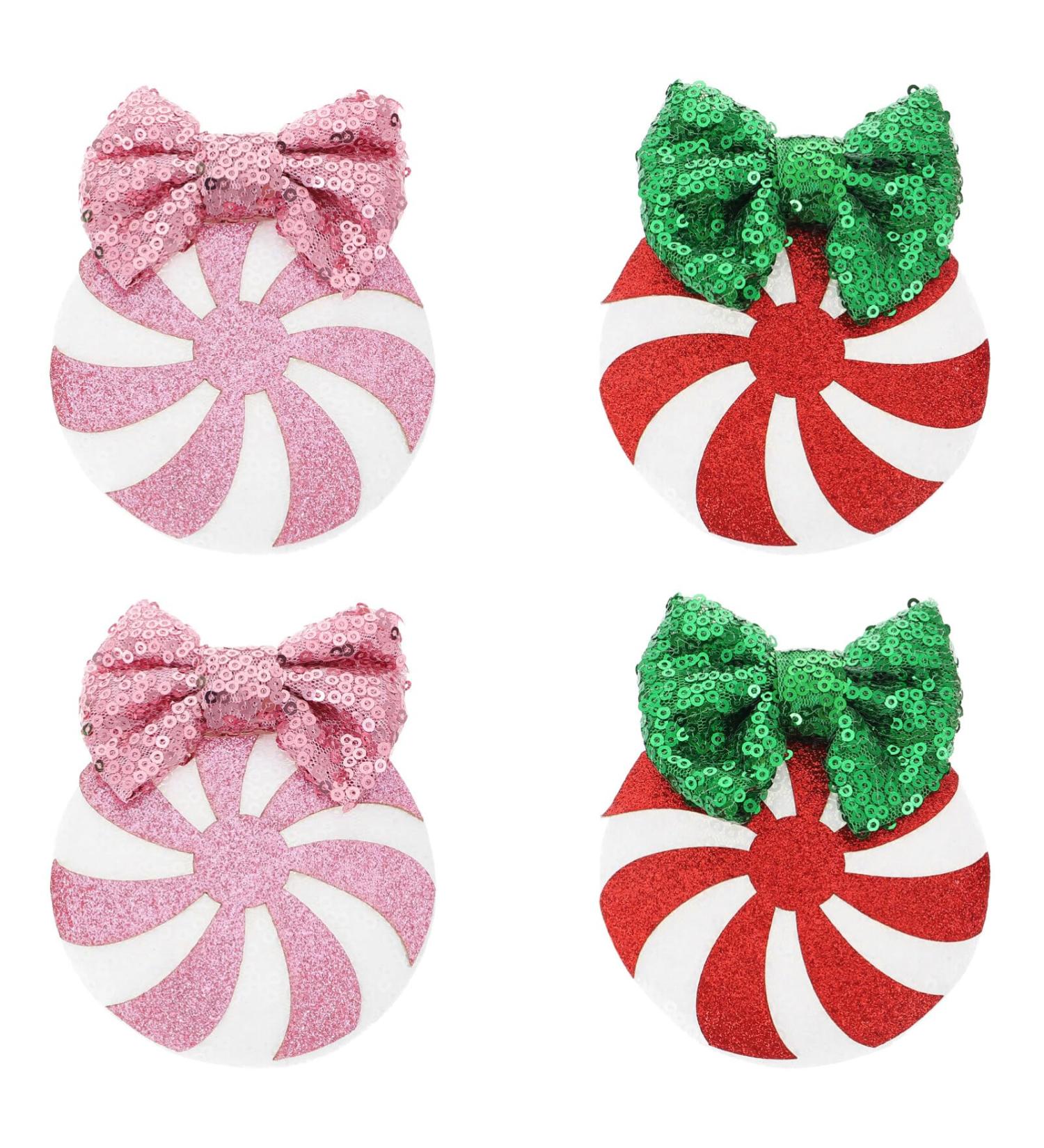 minkissy 2 Pairs Children's Hairpin Small Baby Hair Bow Lovely Bow Hairpin Ribbon Bow Hair Clips Red Bow Hair Barrettes Baby Hair Bows Baby Hair Bow Decor Woman Girl Greeter Bow Tie
