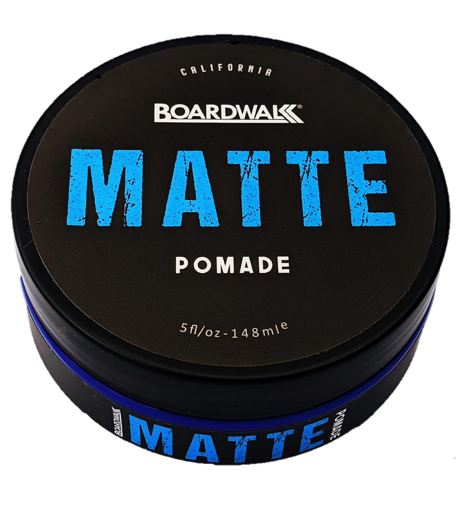 Buy Boardwalk Matte Pomade 5oz - Firm Hold Clay Strong Matte Finish Vegan & Paraben-Free Water-Based with Volcanic Ash & Aloe Vera - International Shipping Available - Buy Online on GoSupps.com