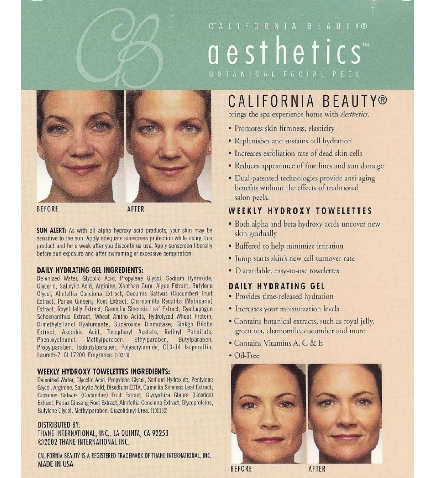 Aesthetics Botanical Facial Peel