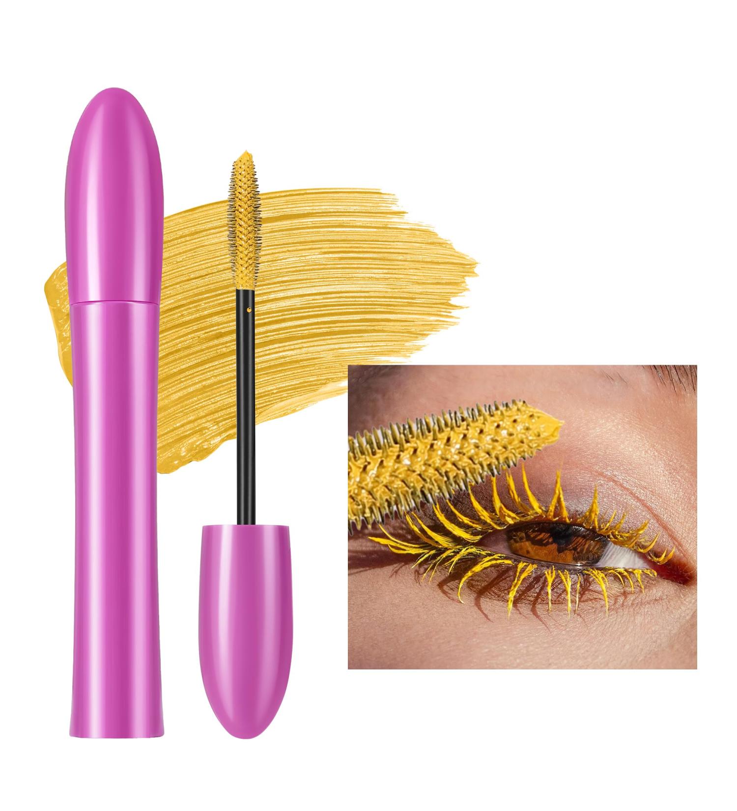 Vawolecy Colorful Mascara Waterproof Rainbow Mascara for Volume & Intense Color Vegan & Cruelty Free 04 5ml - Buy Online on GoSupps.com