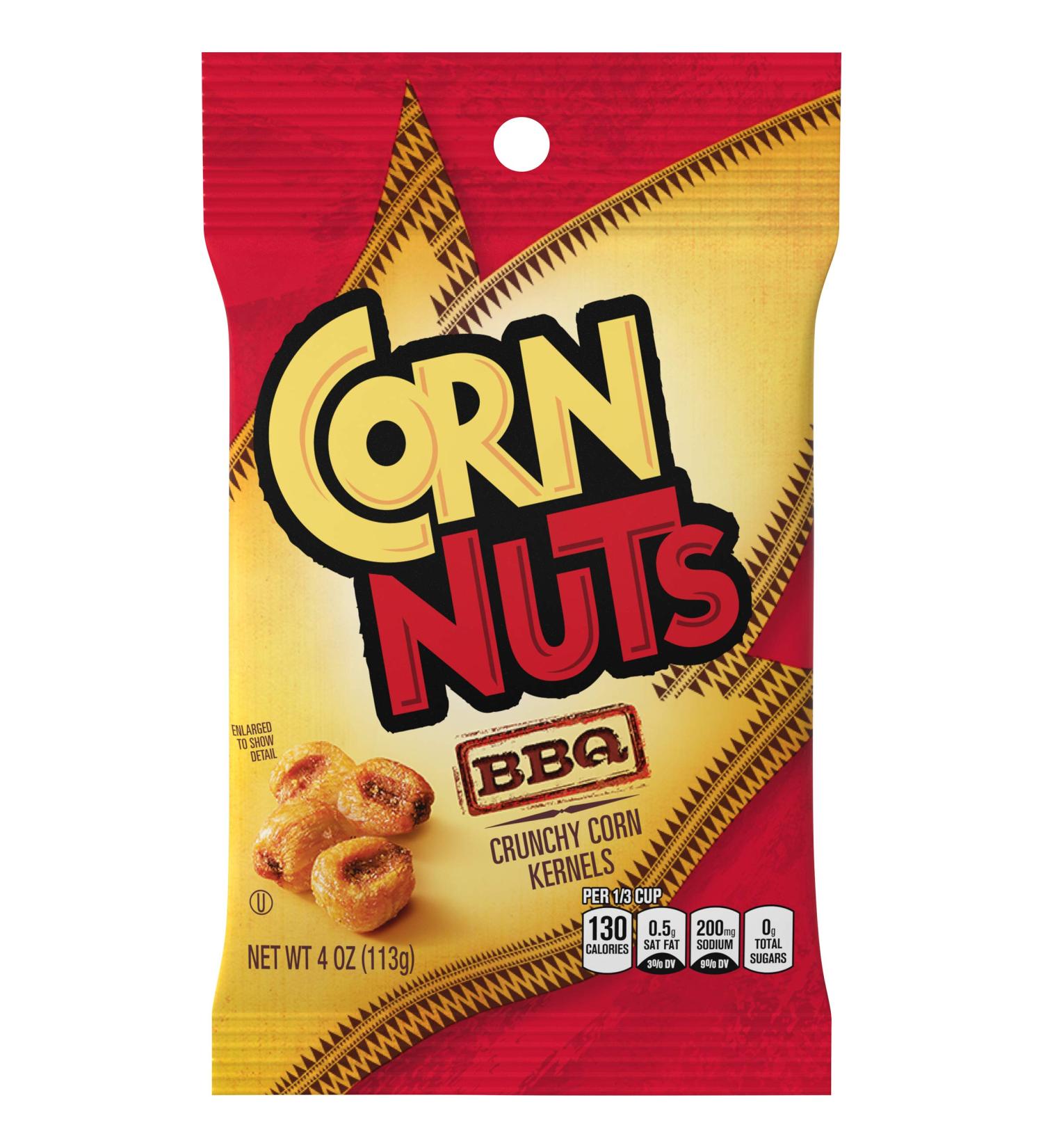 Crunchy BBQ Corn Nuts - 4 oz Bags, Pack of 12 | Delicious Snack - Buy Online on GoSupps.com