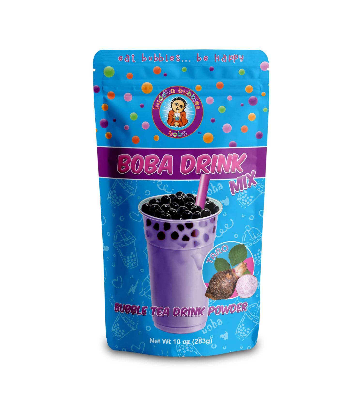 TARO Boba Bubble Tea Drink Mix Powder - 10 Ounces (283g) by Buddha Bubbles Boba - Buy Online on GoSupps.com