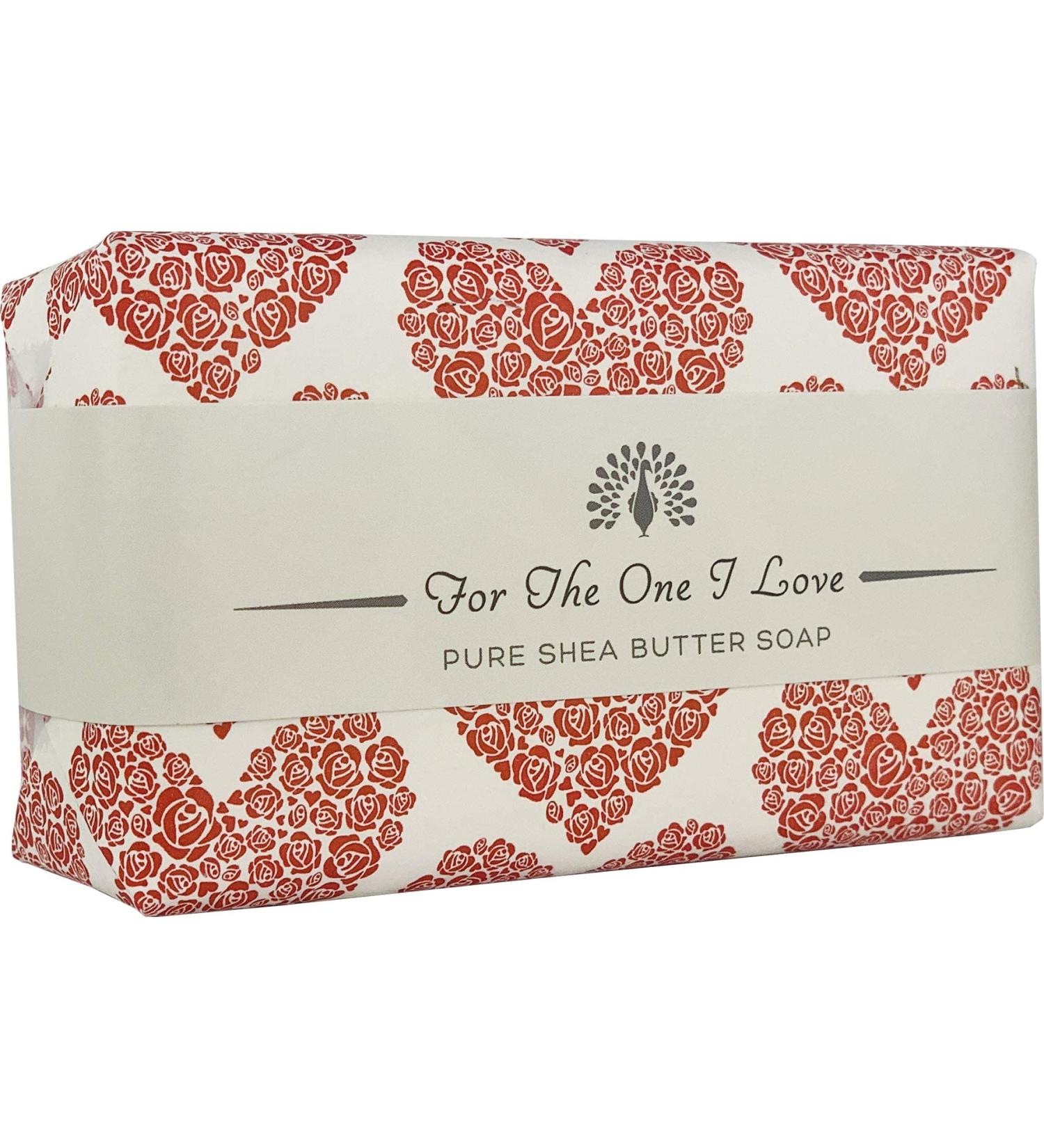 The English Soap Company Occasions Gift Shea Butter Soap The One I Love Rose Red Wrap 190g - Buy Online on GoSupps.com