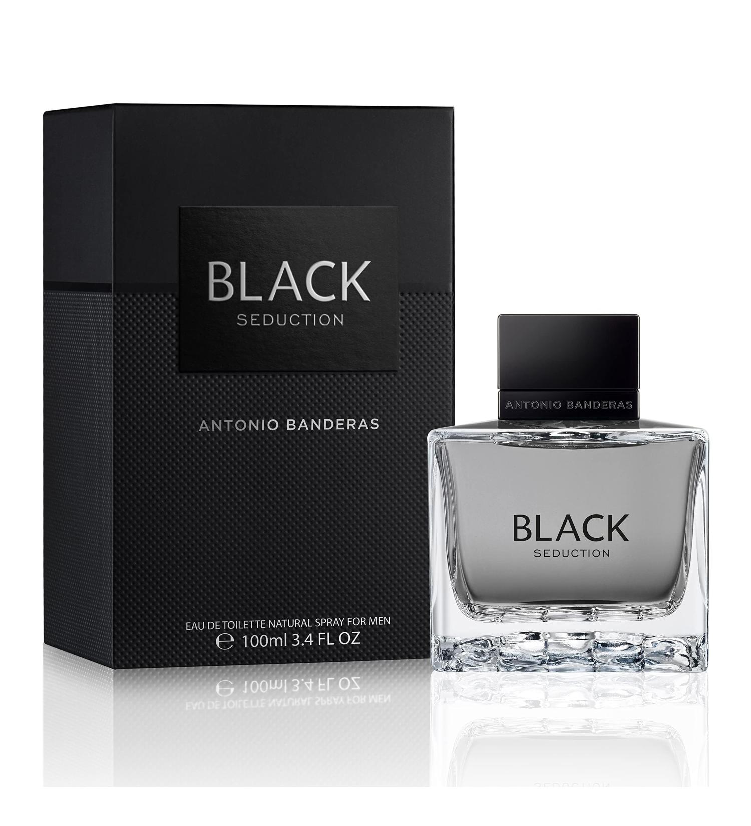 Antonio Banderas Seduction in Black for Men Eau de Toilette Spray 3.4 Oz 3.4 Fl Oz (Pack of 1) - Buy Online on GoSupps.com