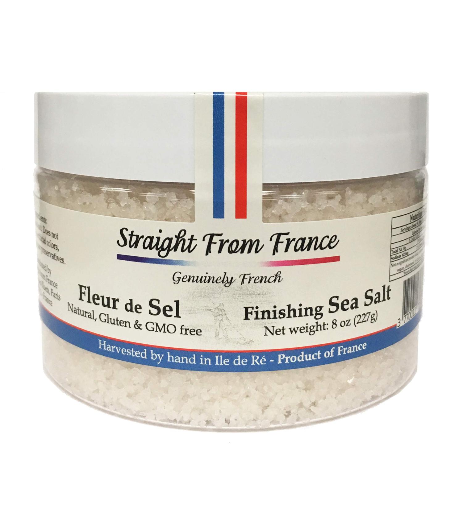French Fleur De Sel Finishing Sea Salt - 8 oz | Imported from France | Pack of 1 - Buy Online on GoSupps.com