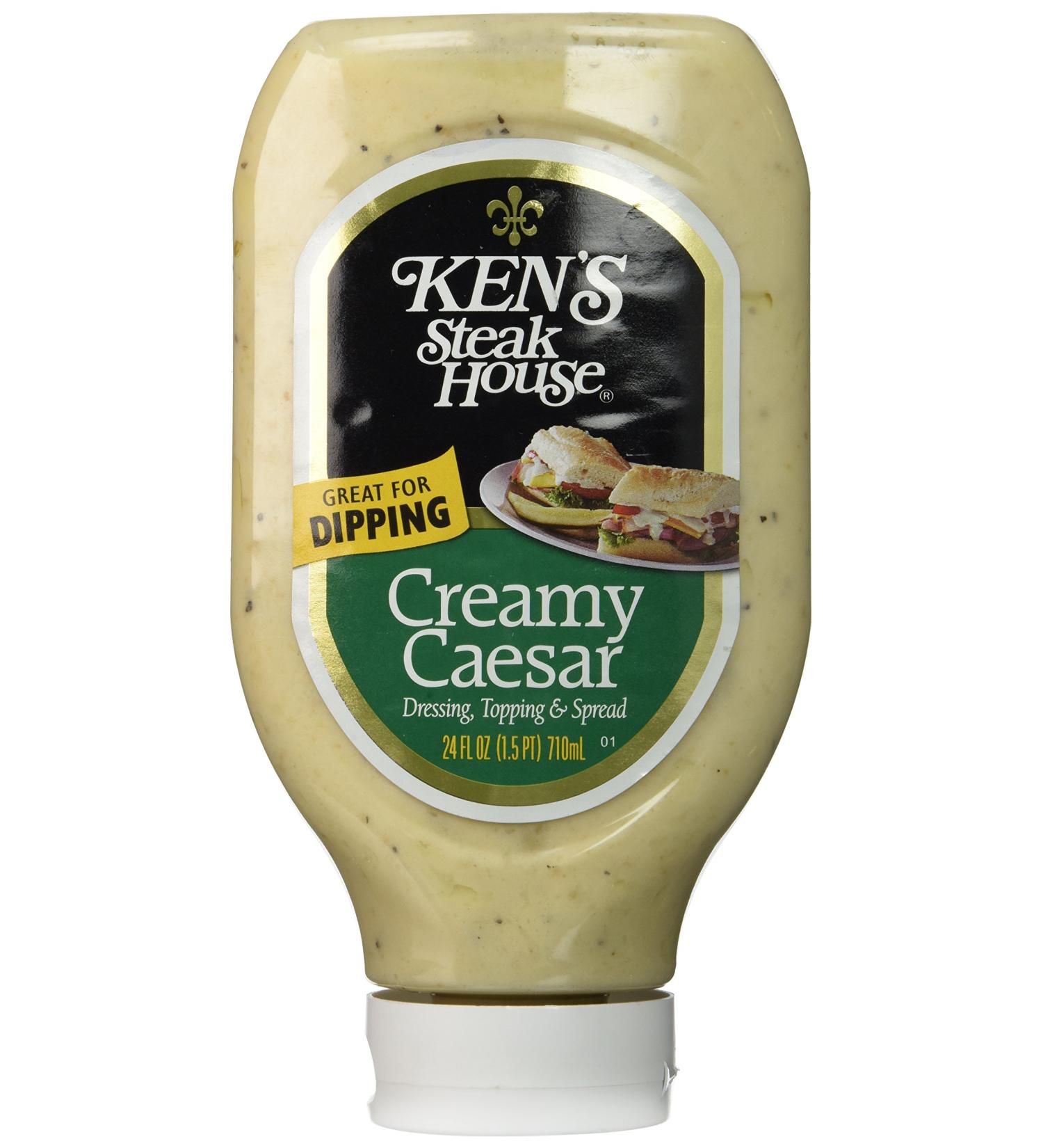 KEN'S Steak House Creamy Caesar Dressing Squeeze Bottle - 24 Oz