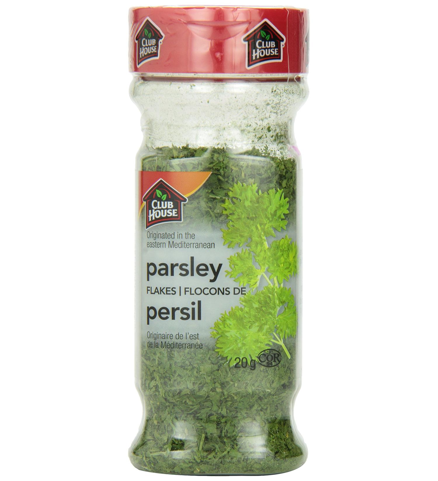 Club House Quality Natural Herbs & Spices Parsley Flakes 20g - Buy Online on GoSupps.com