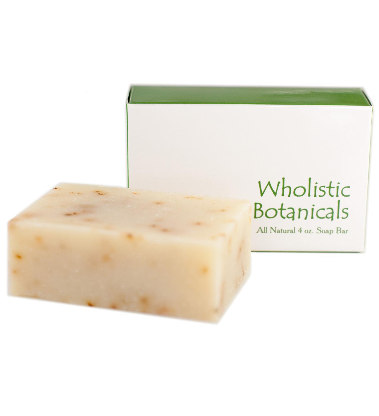 Wholistic Botanicals Peppermint Soap Vegan Body Wash Organic Body Wash and Face Soap 4 oz