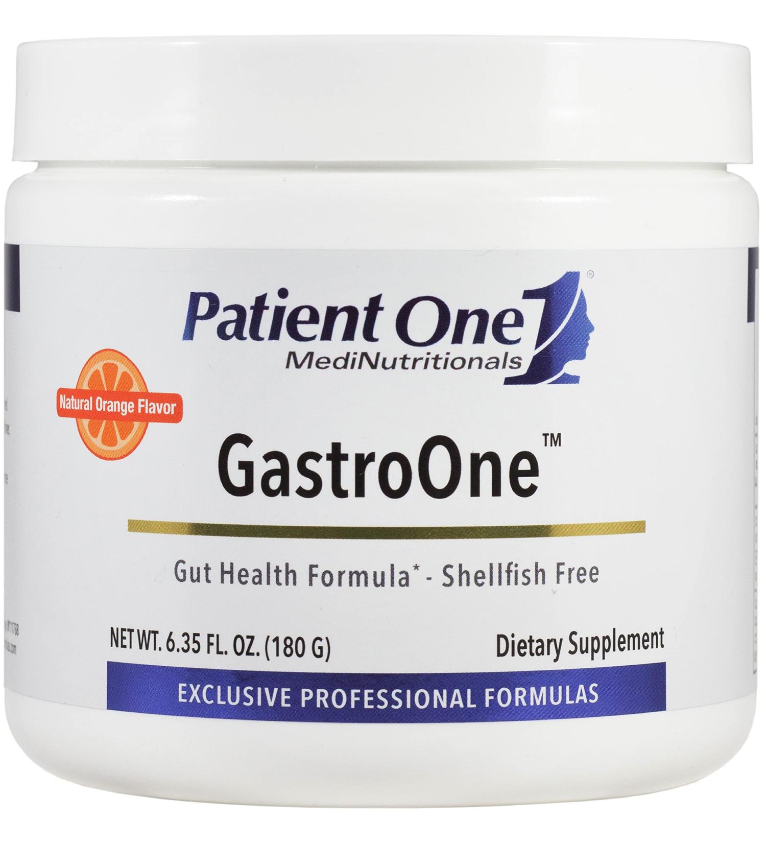 Patient One GastroOne - Powder Supplement for GI Lining & Digestive Health | Glutamine DGL Ginger & More | 6.35 oz - Shop Internationally - Buy Online on GoSupps.com