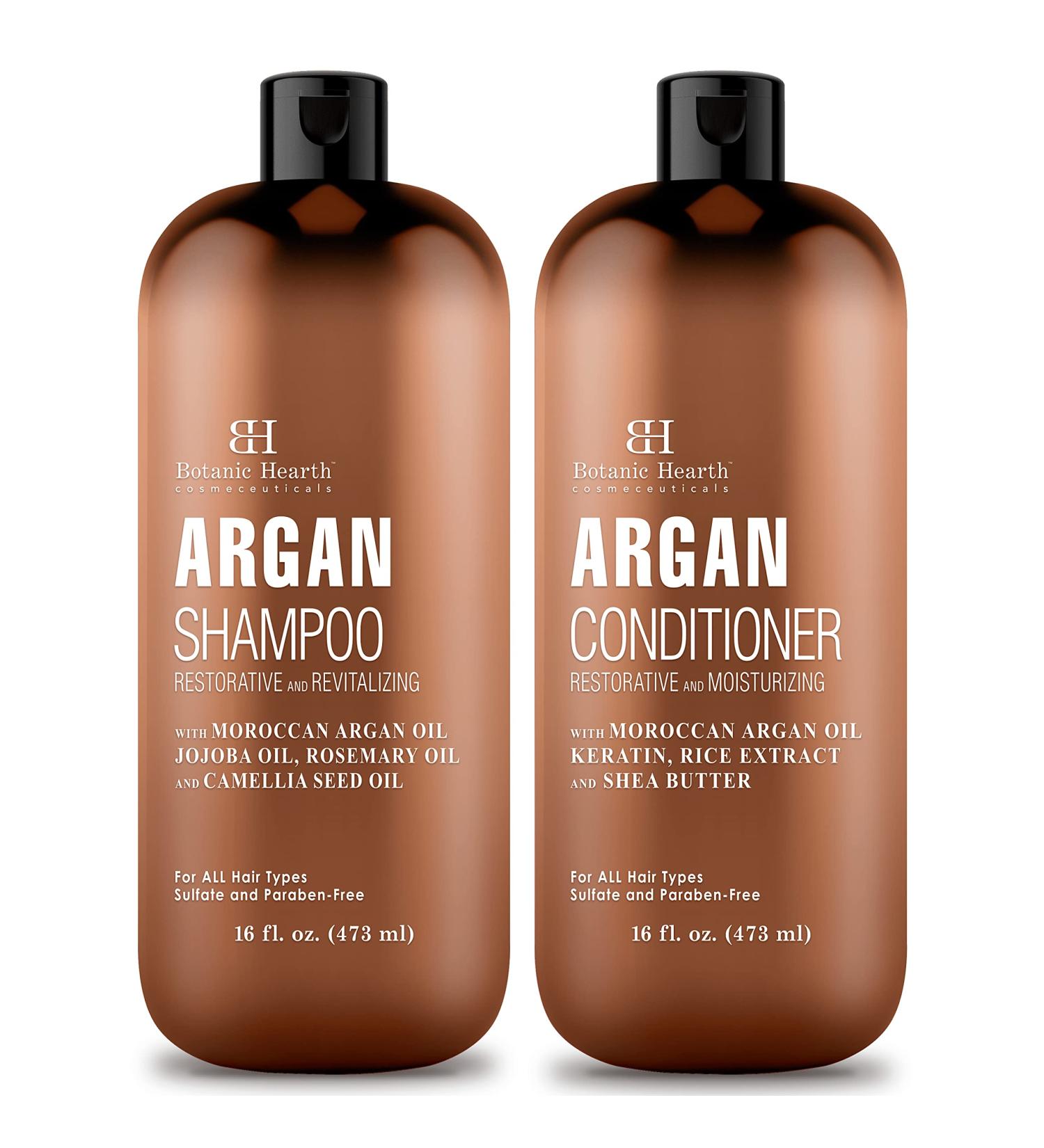 BOTANIC HEARTH Vegan Collagen Biotin Shampoo and Conditioner Set - With Keratin Restorative & Moisturizing Hair Loss and Thinning Hair Fights Hair Loss - Sulfate Free for Men and Women 16 fl oz each - Buy Online on GoSupps.com