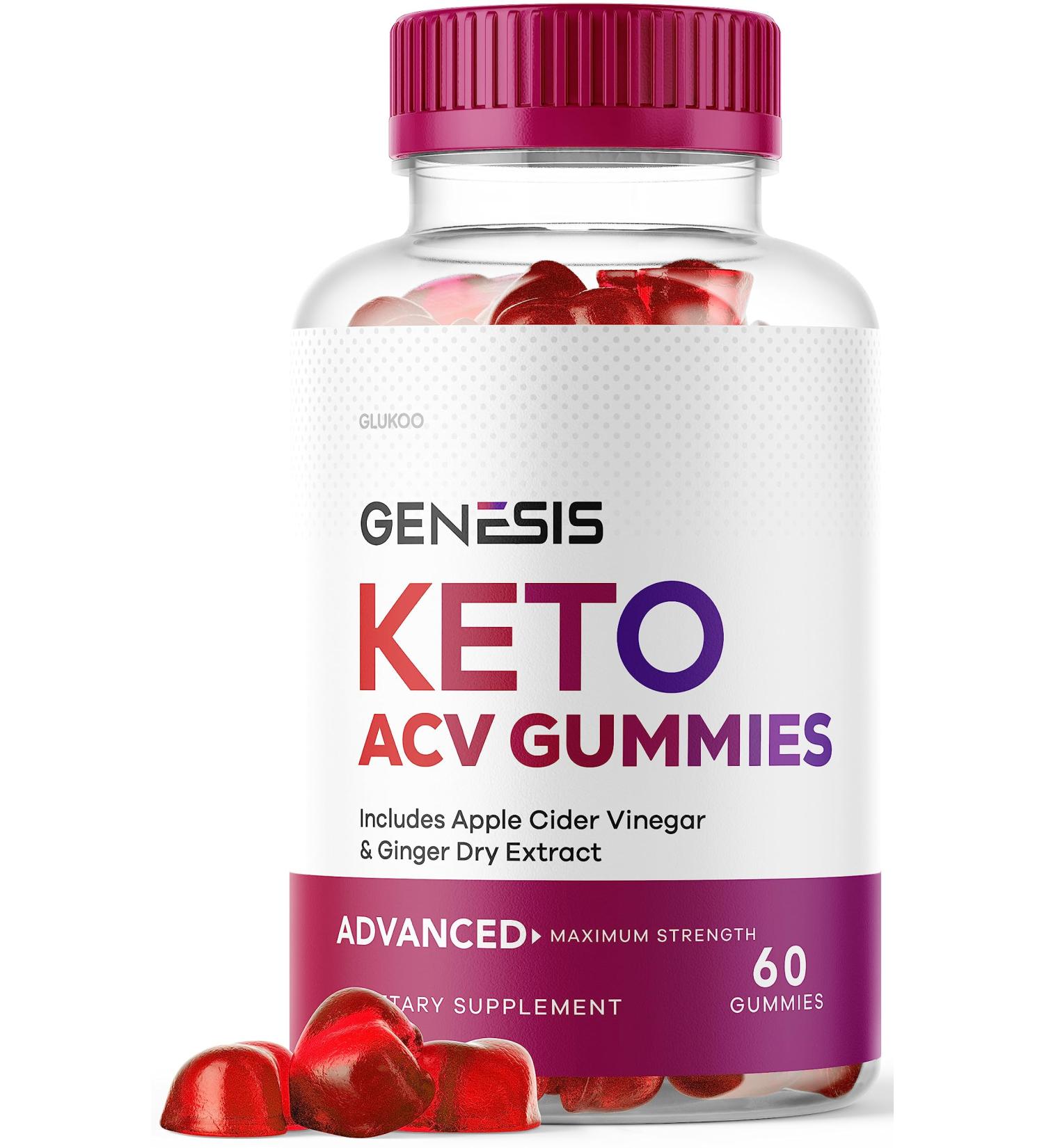 Genesis Keto ACV Gummies - Advanced Weight Loss Formula | 30-Day Supply - Buy Online on GoSupps.com