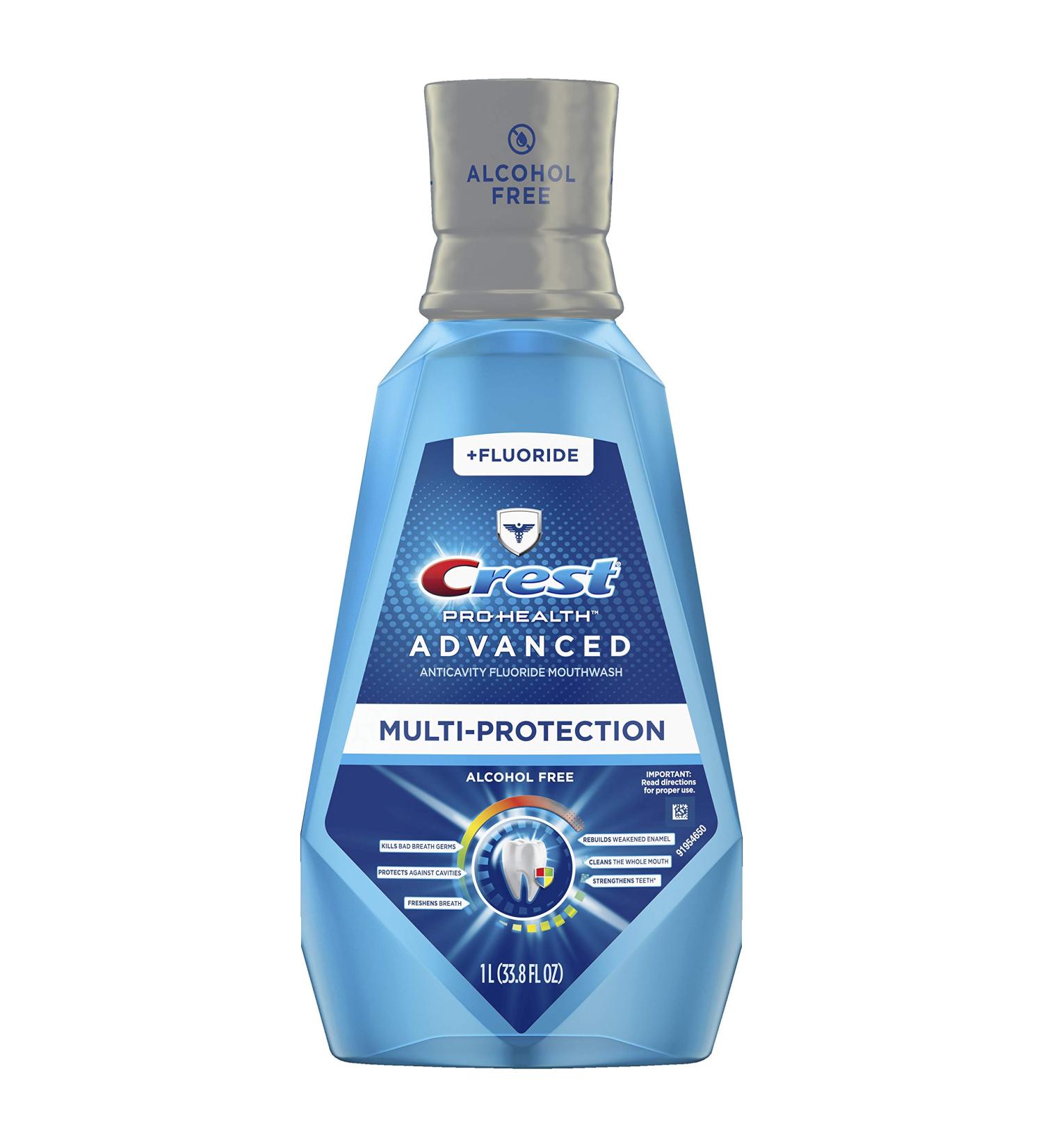 Crest Pro Health Advanced Mouthwash With Extra Deep Clean  Fresh Mint 33.80 Ounce 33.8 Fl Oz (Pack of 1)