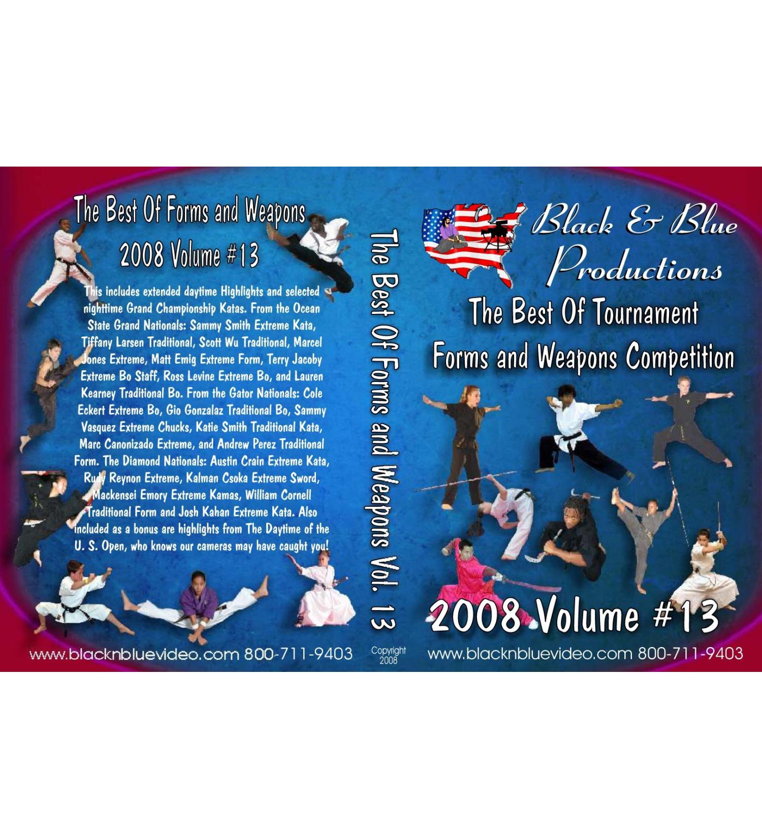 2008 Best of Karate Martial Arts Tournament Forms & Weapons #13 DVD kata demos