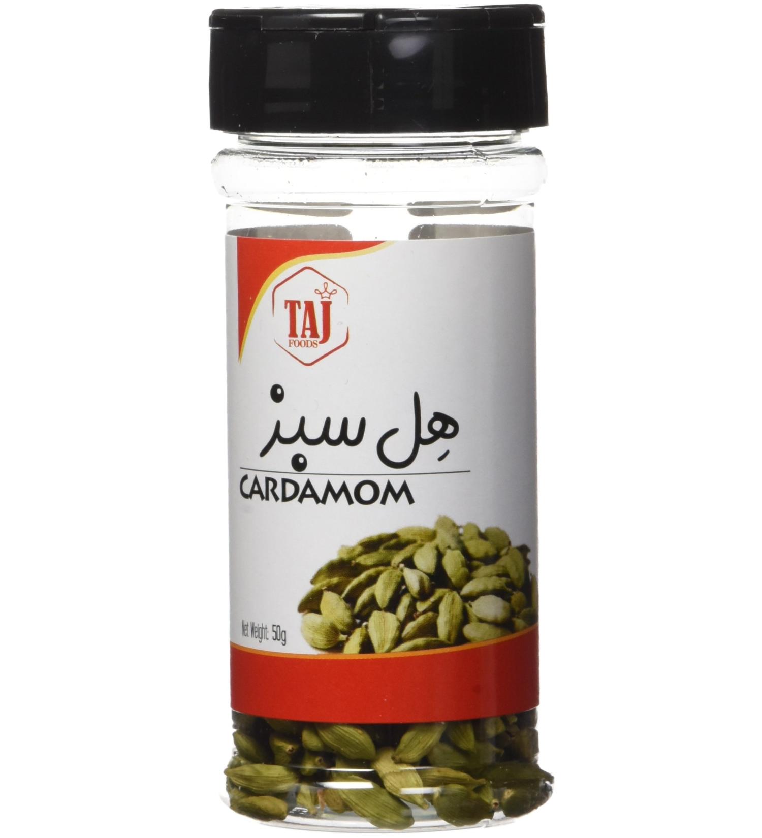 TAJ Foods Green Cardamom 50 Grams - Buy Online on GoSupps.com