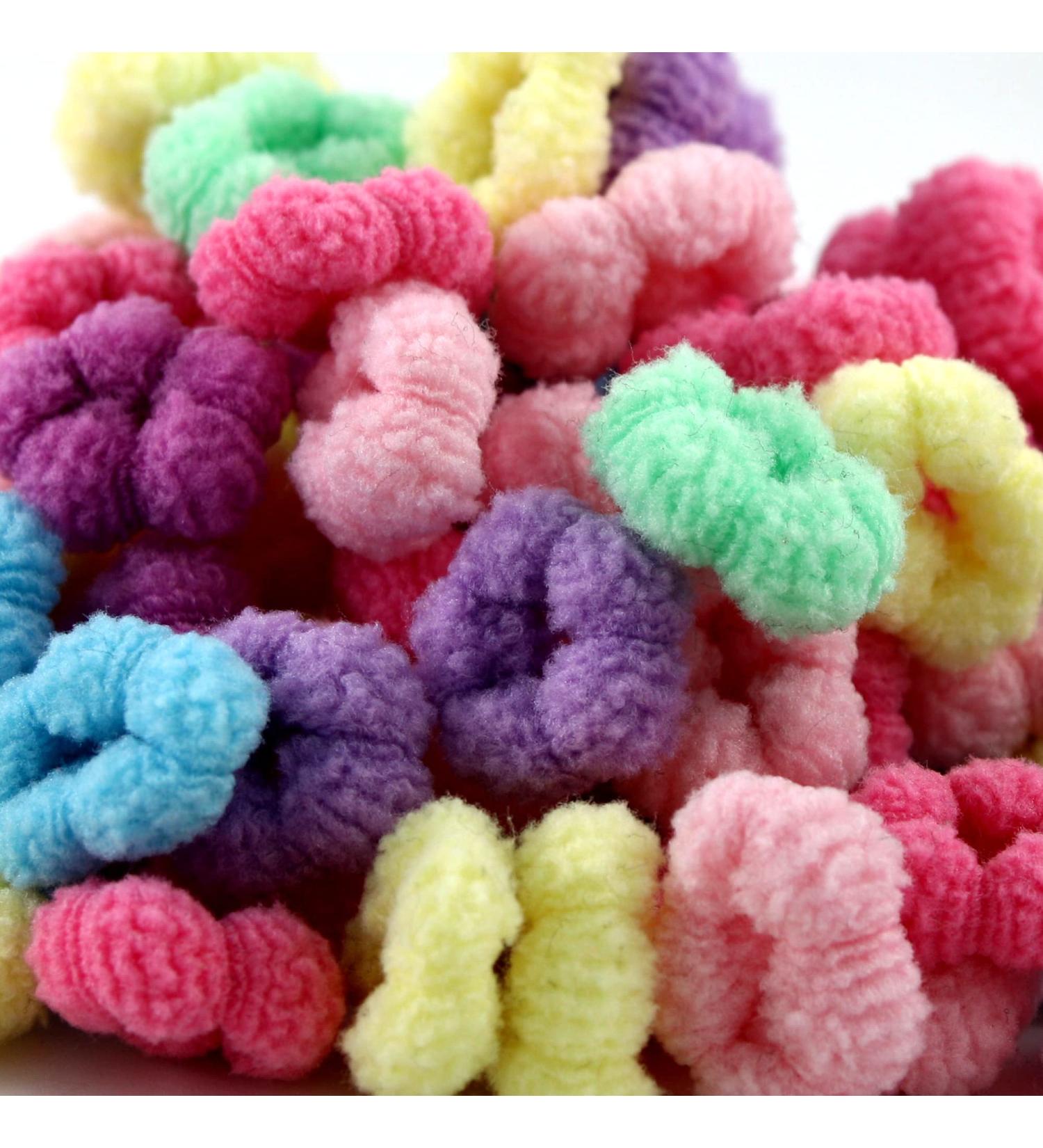 WDGROW Mini Hair Ties for Toddler Girls - 100pcs Candy Color Elastic Hair Bands - Soft Cotton Scrunchies for Kids Age 1-6 - Easy Off, No Damage, Won't Pull Out - Muti-colored A - Buy Online on GoSupps.com