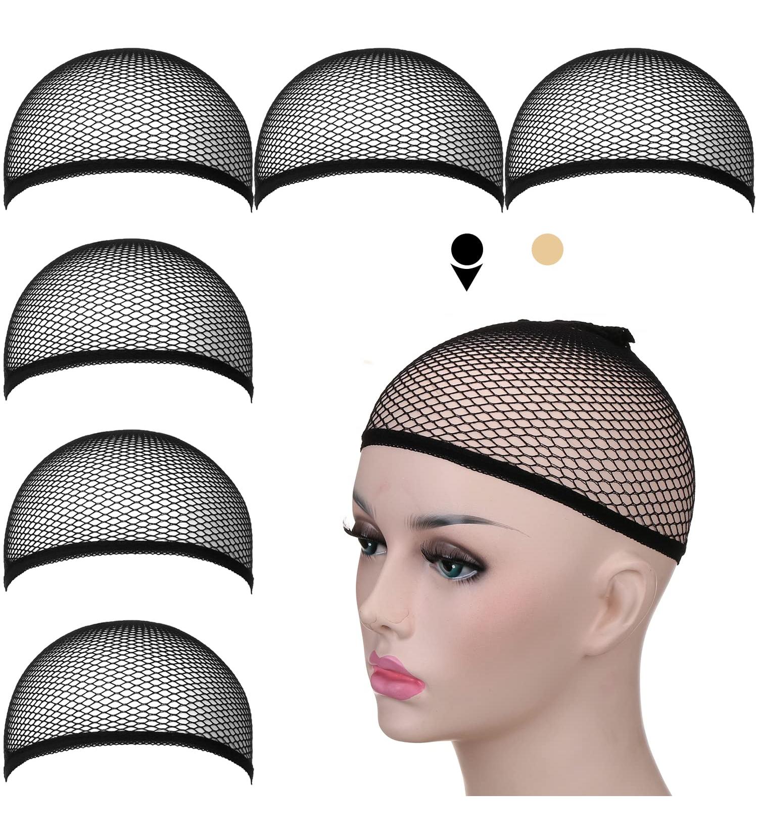 6PCS Mesh Black Wig Caps - Natural Nylon Wig Cap Net by Akstore - Buy Online on GoSupps.com