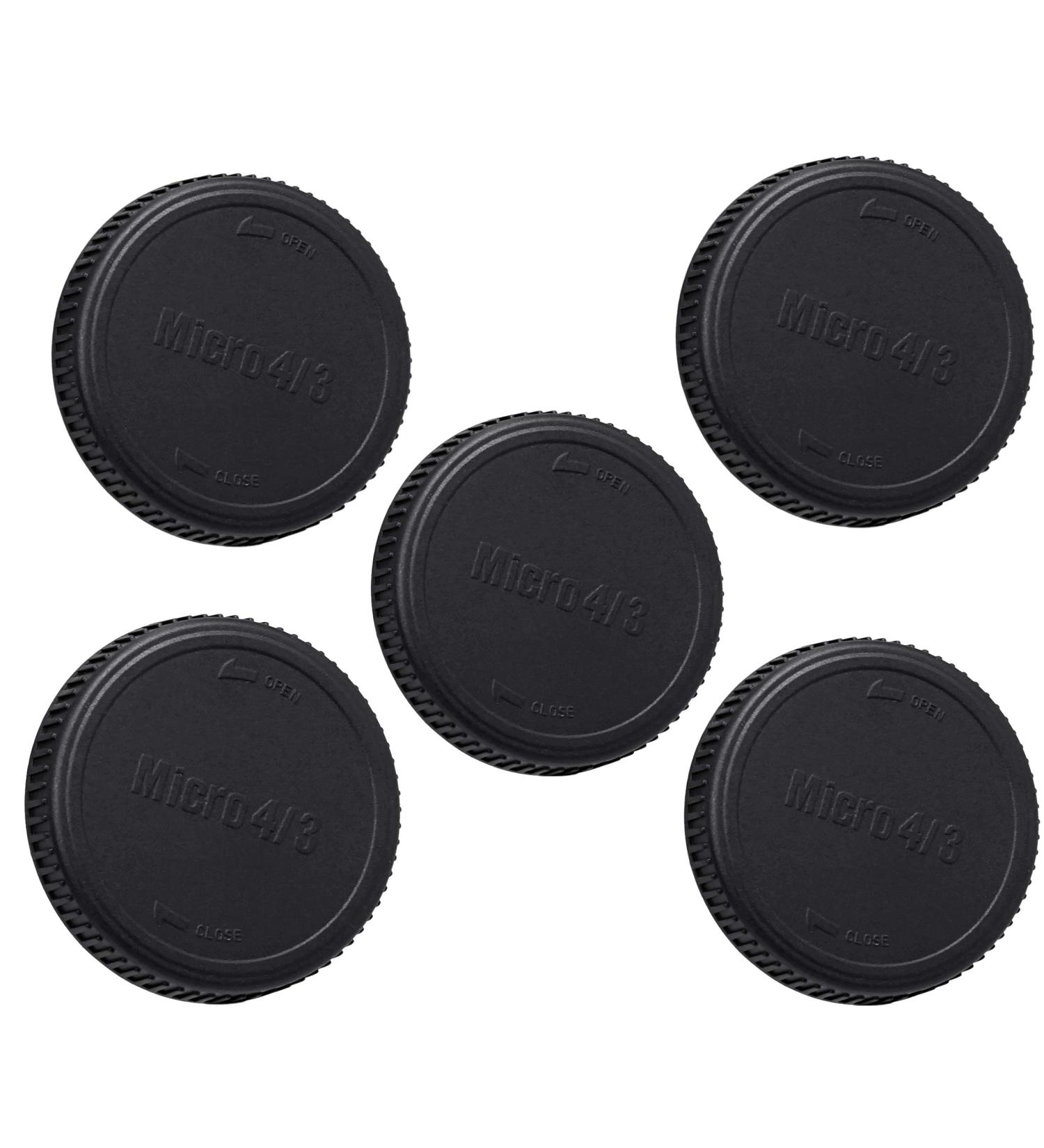 (5 Packs) M43 Rear Cap Set for Panasonic Lumix/Olympus Micro 4/3 Mirrorless Camera Lens - Compatible Rear Lens Covers - Buy Online on GoSupps.com