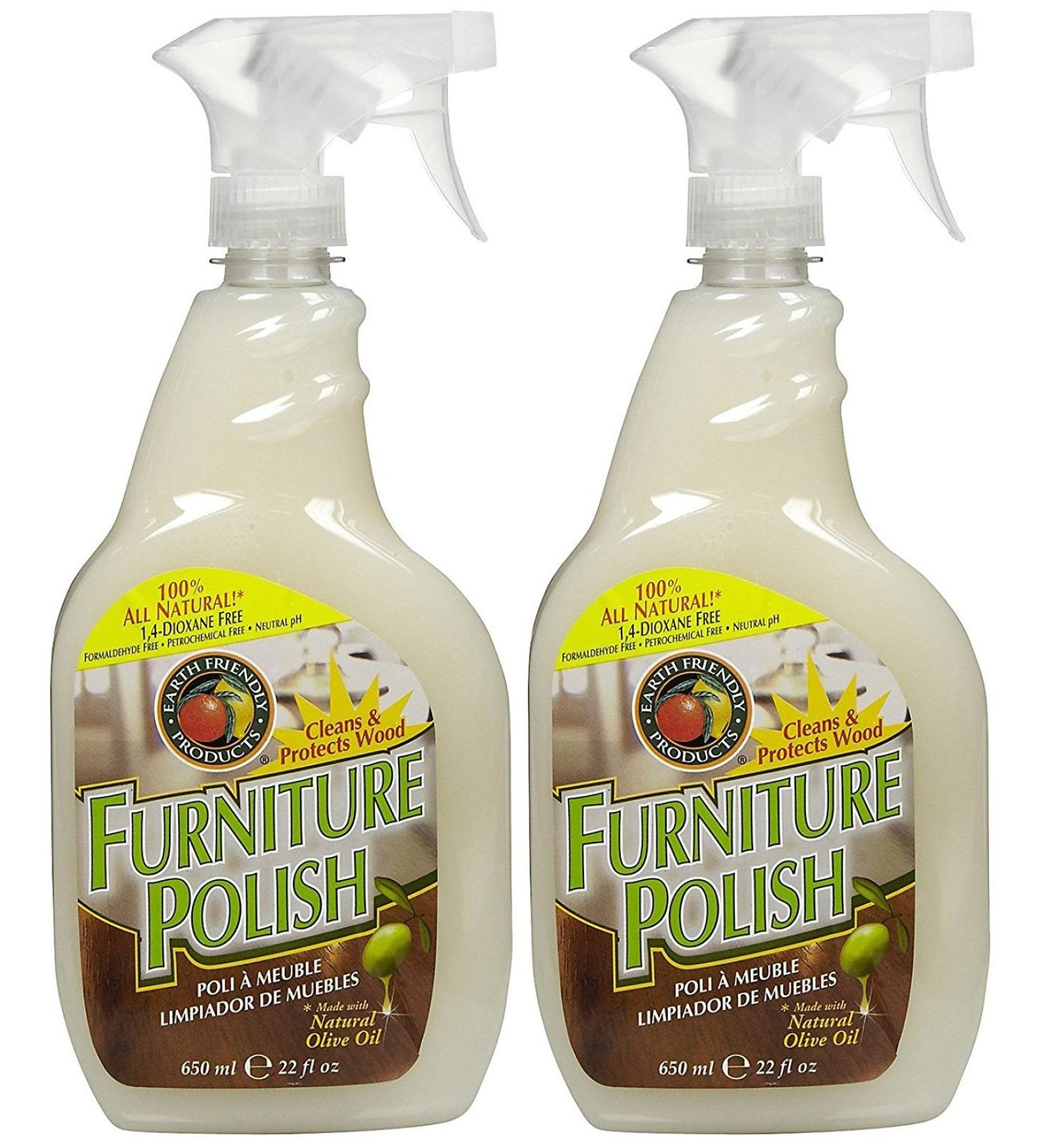 Earth Friendly Products Furniture Polish Spray - 22 oz - 2 pk