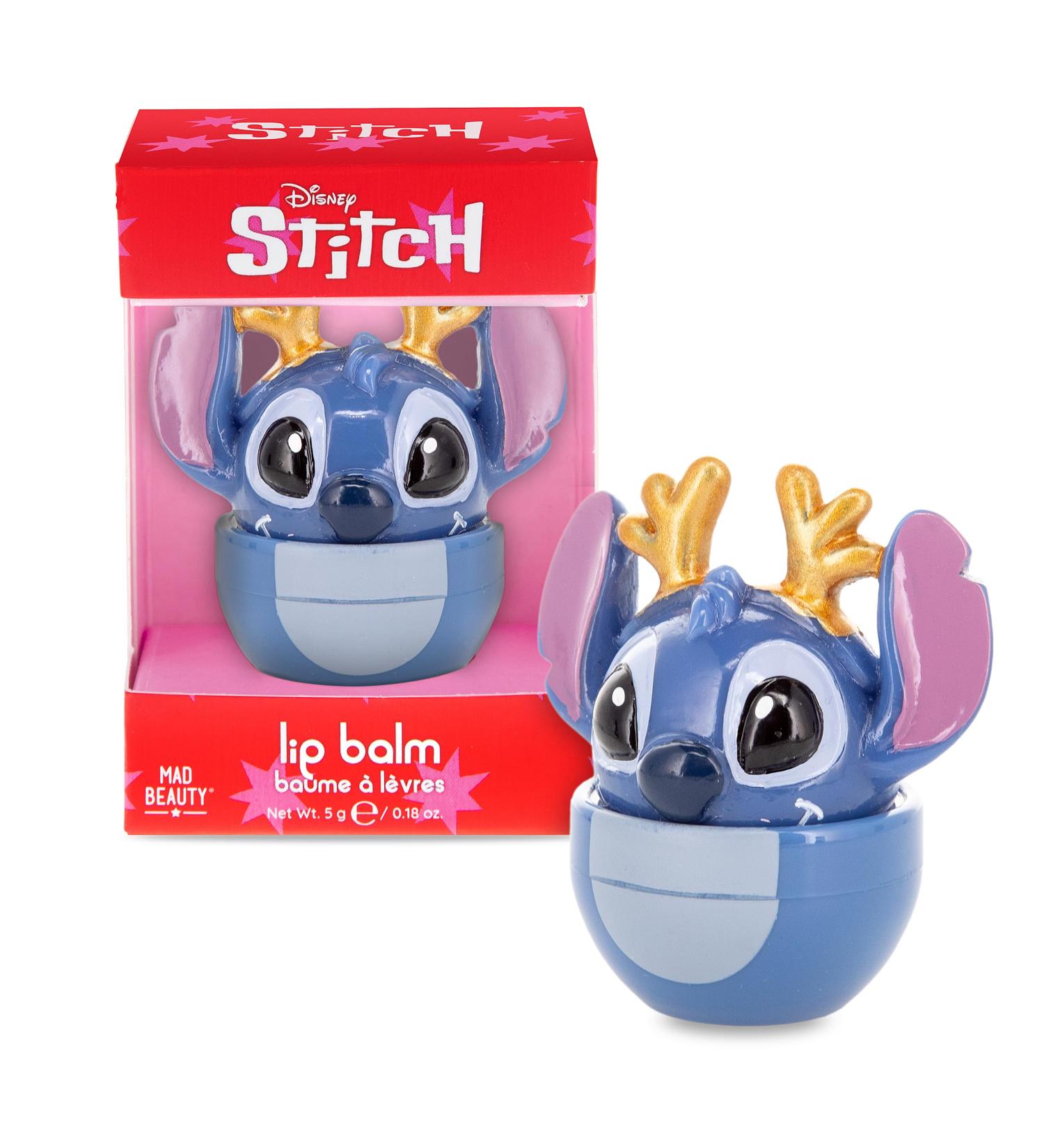 MAD BEAUTY Disney Stitch At Christmas Lip Balm Scented with Cherry Smooth and Hydrated Lips