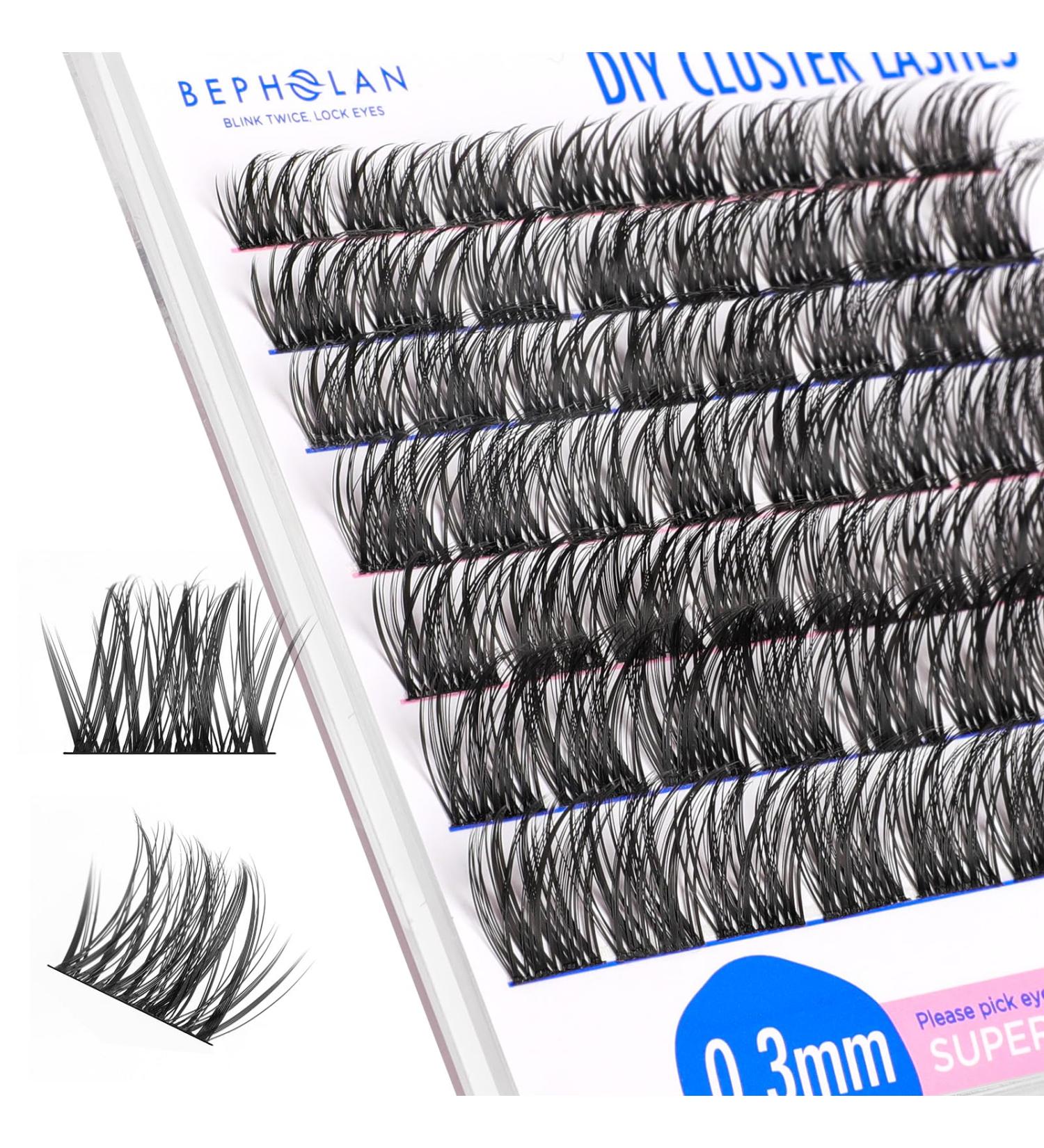 Shop Bepholan DIY Lash Clusters - C Curl Individual Eyelash Extensions for Easy At-Home Application - Buy Online on GoSupps.com