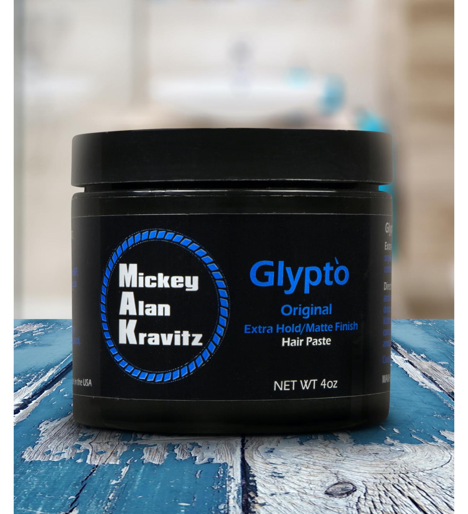 Glypto Blue Hair Paste | Original Concentrated Extra Hold | Matte Finish | Water-Based & Non-Comedogenic - Ship Internationally - Buy Online on GoSupps.com