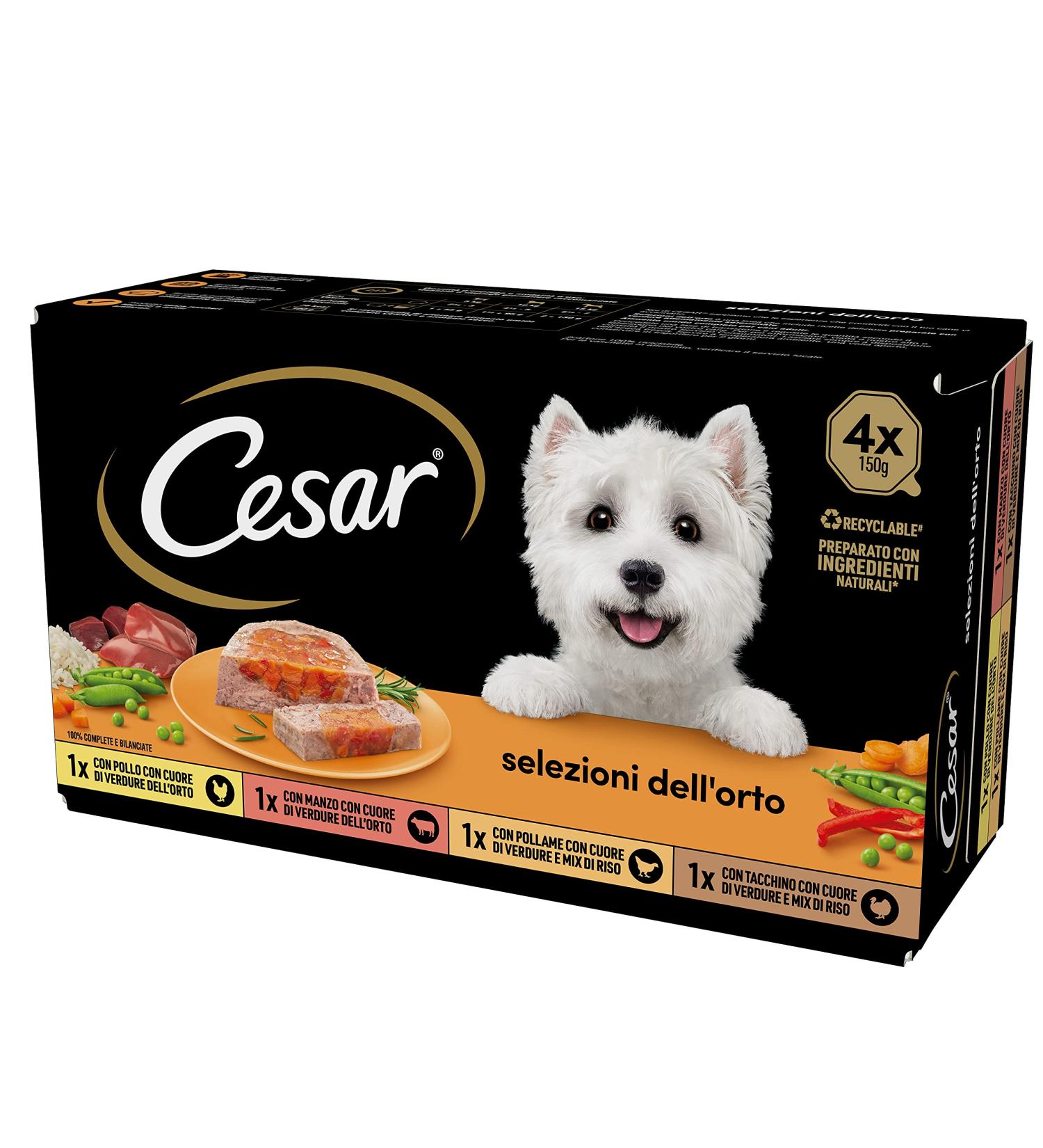 Cesar Garden Selections Dog Food Assorted Selection 150 g 24 tubs - 3600 g - Buy Online on GoSupps.com