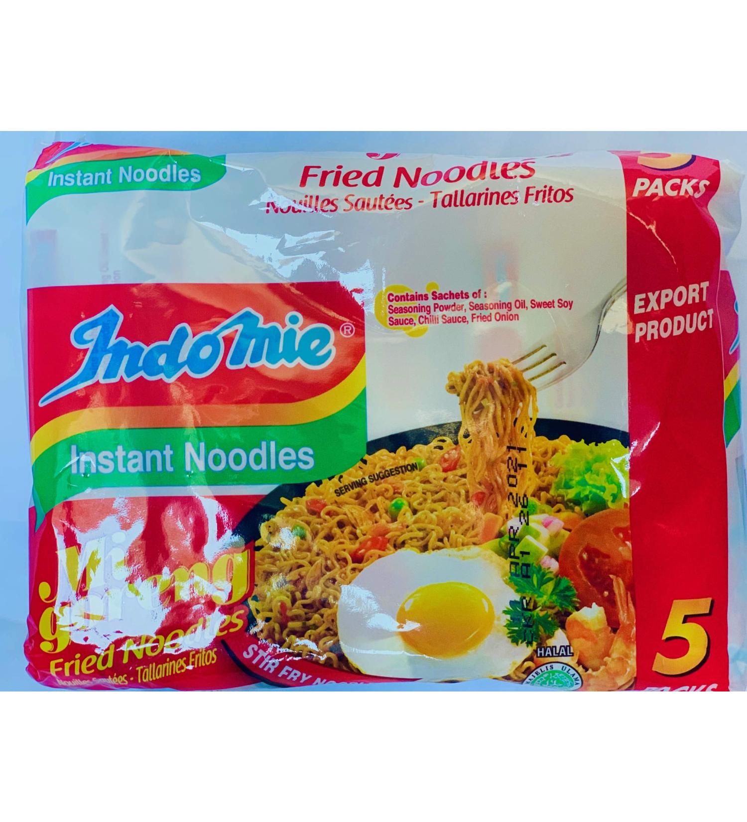 Indomie Instant Noodles Mi Goreng (Pack of 5) - Buy Online on GoSupps.com