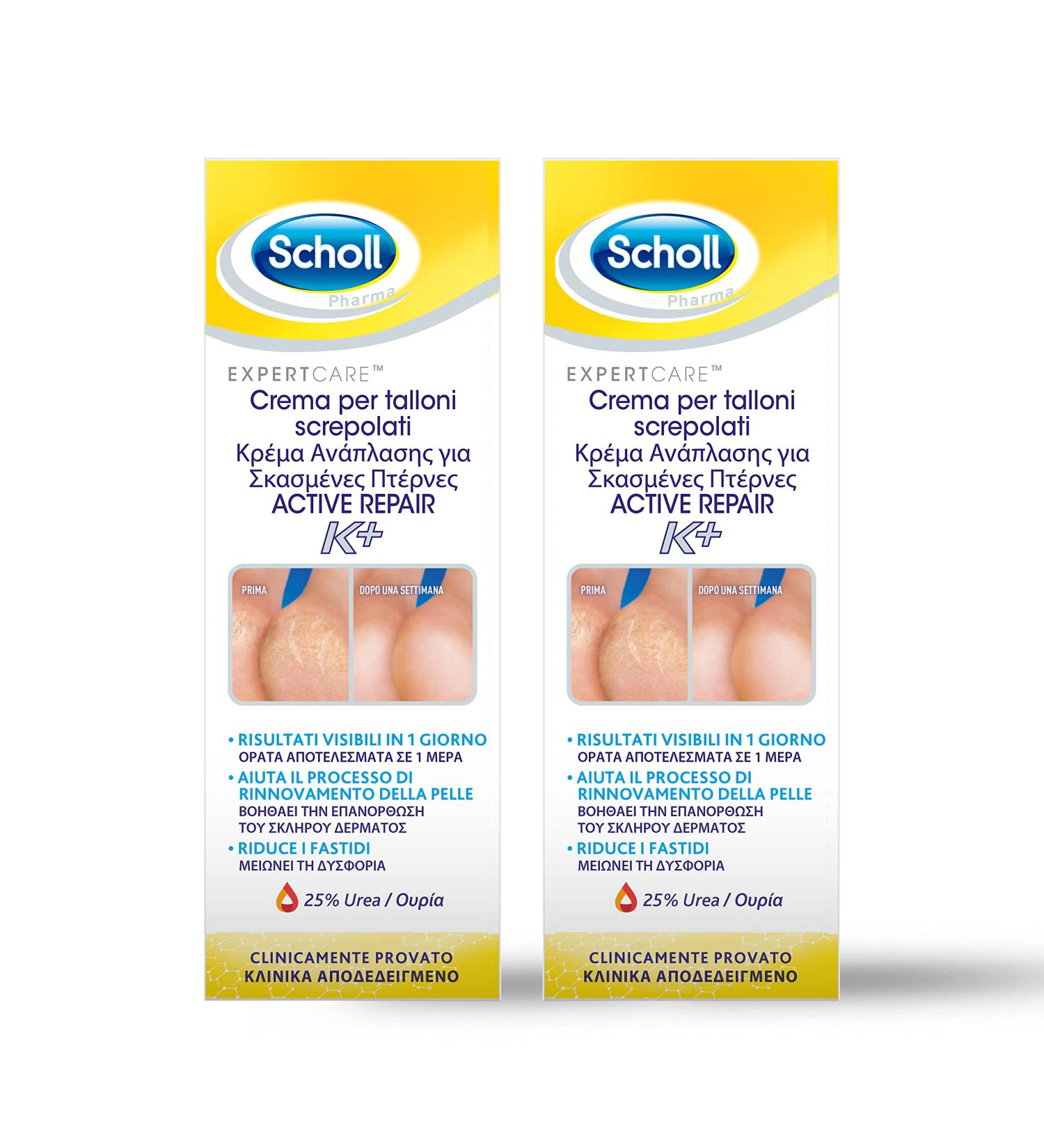 Buy Scholl Cream for Cracked Heels K+ - 2 x 60 ml | Fast International Shipping - Buy Online on GoSupps.com
