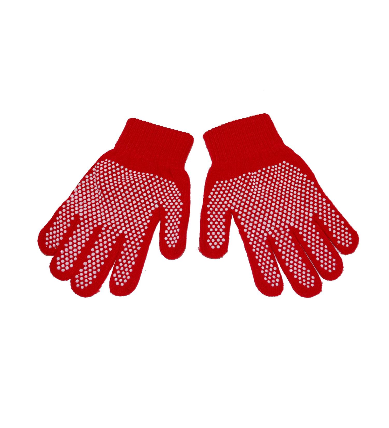 Children's Magic Gripper Gloves. One Size Red