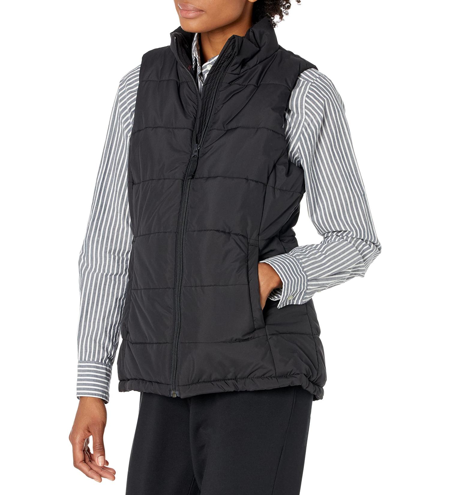 Amazon Essentials Women's Mid-Weight Puffer Vest - X-Large - Black - Buy Online on GoSupps.com
